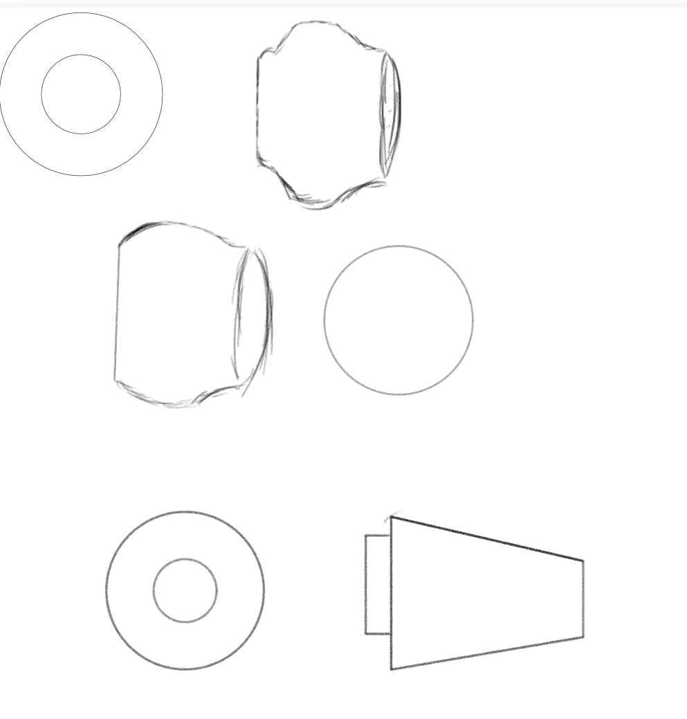 Initial Ideation Drawings 