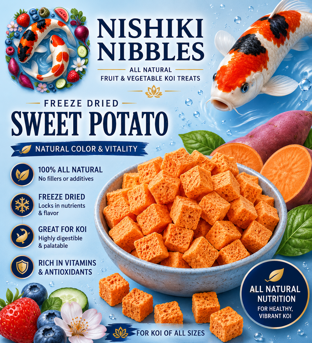 Freeze Dried Sweet Potatoes
