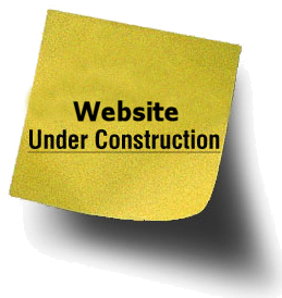 A yellow note with 'Website Under Construction' written on it.