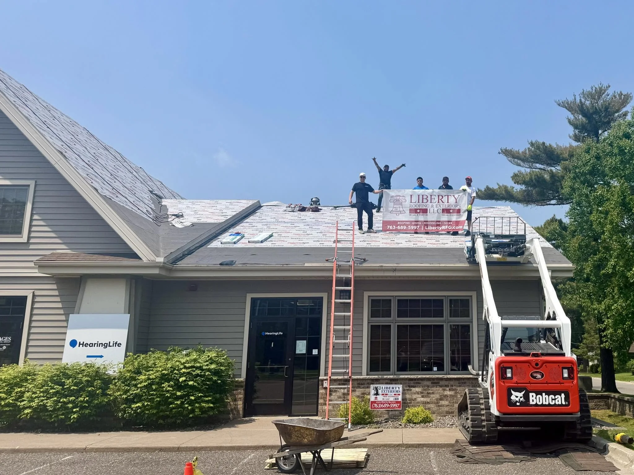 Liberty Roofing &amp; Exteriors free roof inspections for hail damage