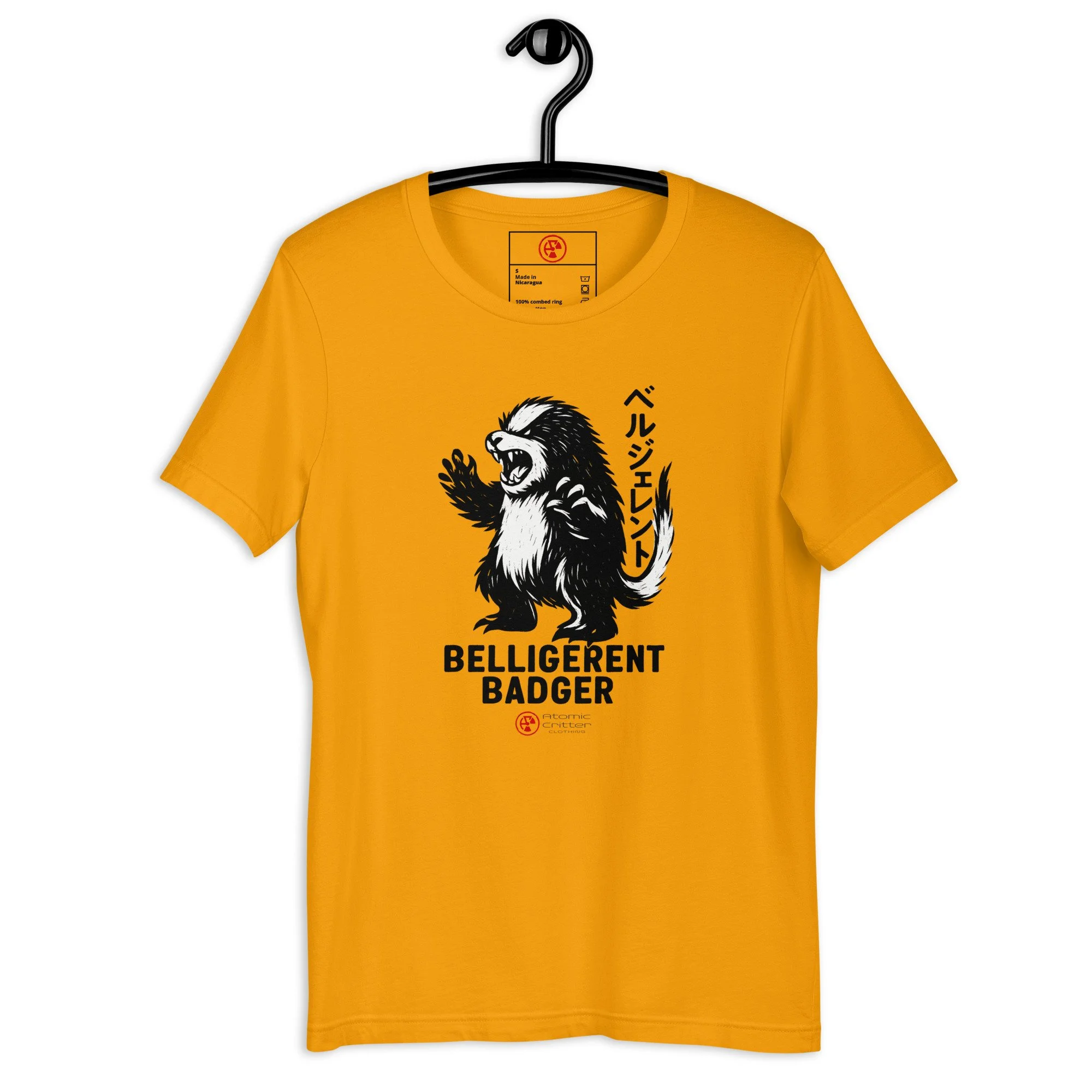 Belli Badger Sketch Bright Unisex Tee