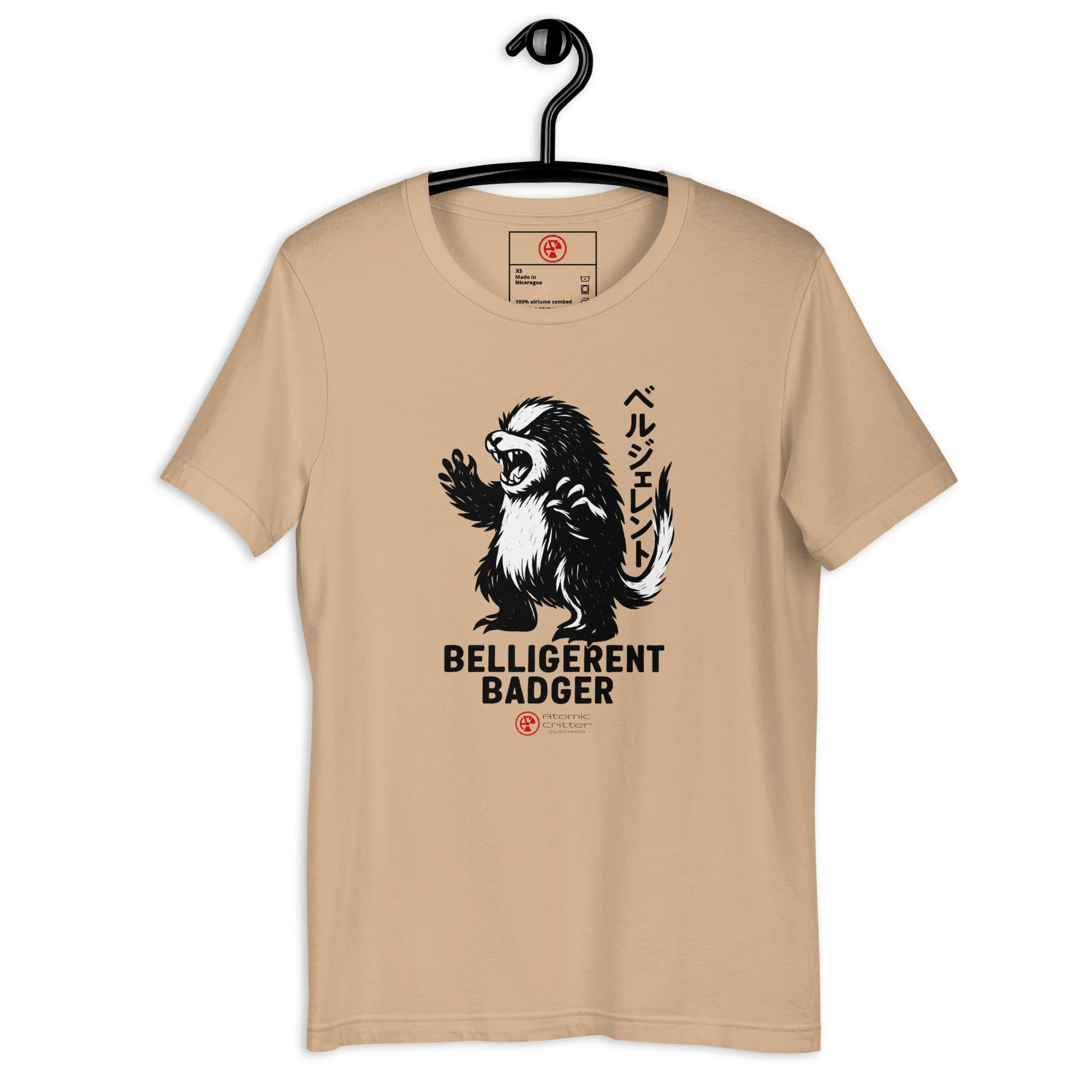 Belli Badger Sketch Bright Unisex Tee