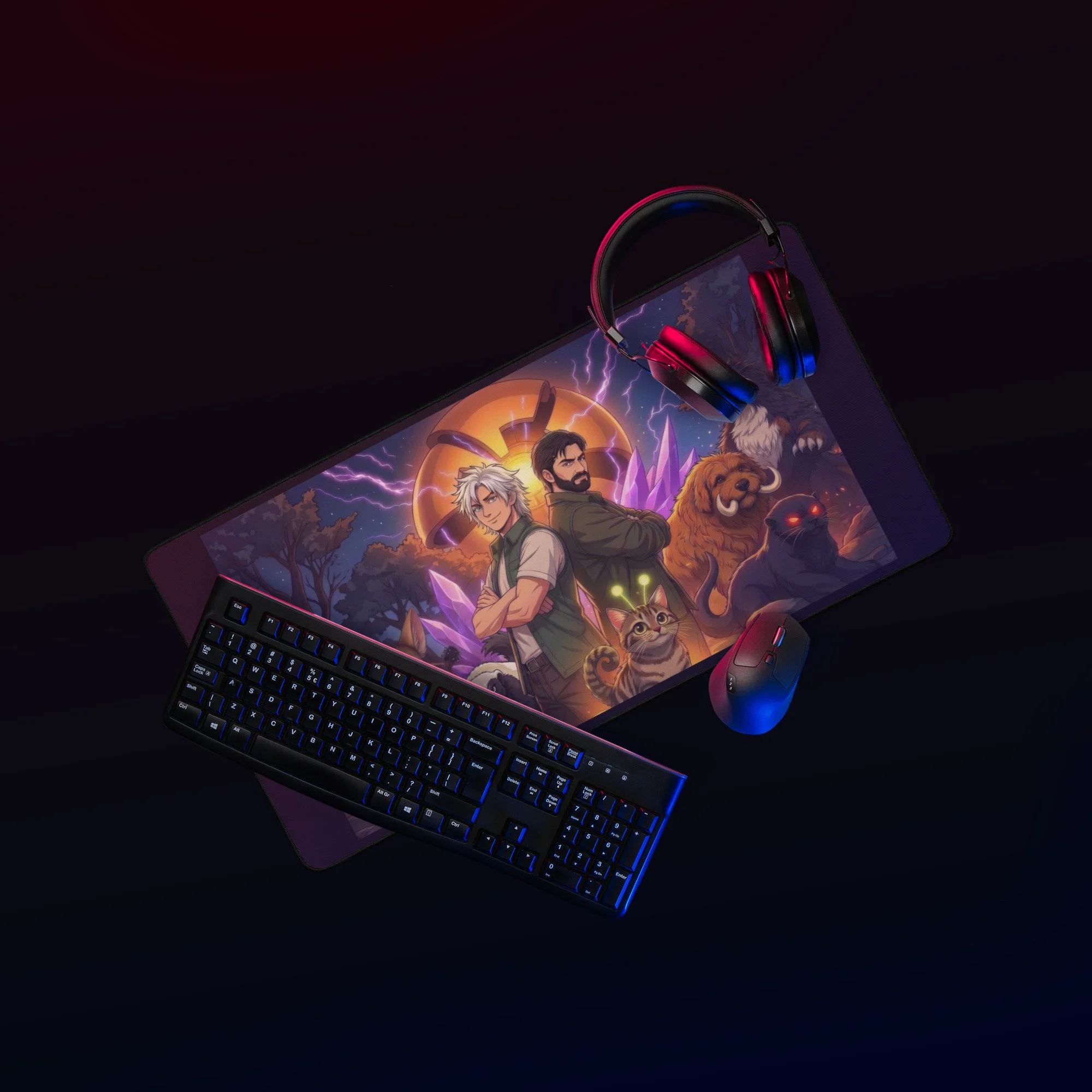 Atomic Critter Universe Desk Mat