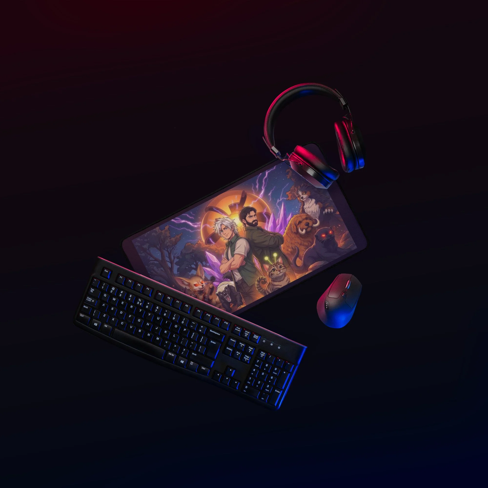 Atomic Critter Universe Desk Mat