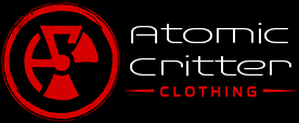 Atomic Critter Clothing Logo All Black Background