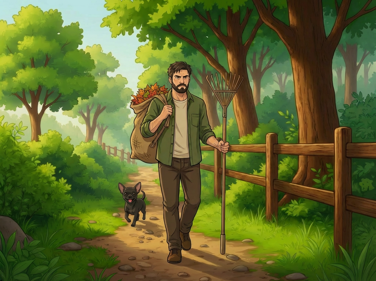 Atomic Critter Graphic Novel | Sunrise Sanctuary Kagen Unhappy on Trails with Fin