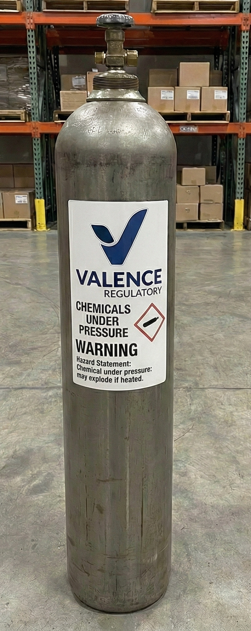 Chemical under pressure OSHA WHMIS