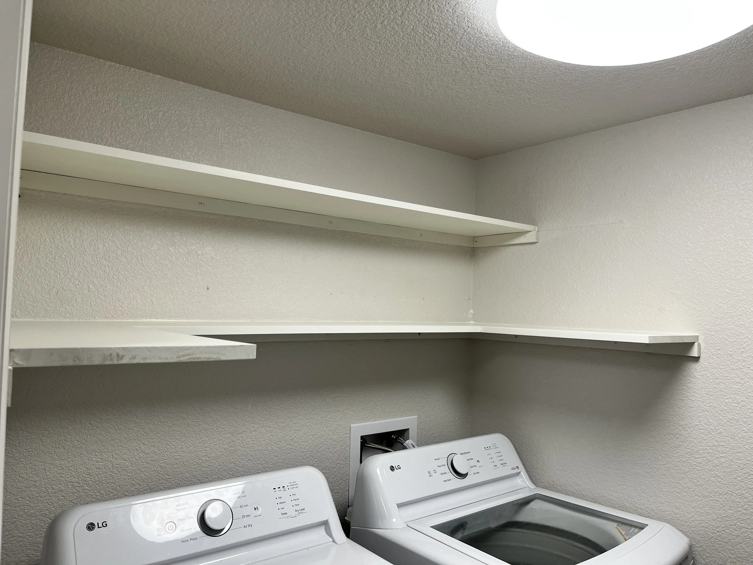 Laundry Room Shelving