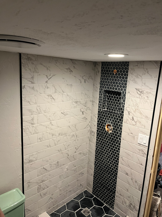 Corner Shower Bathroom
