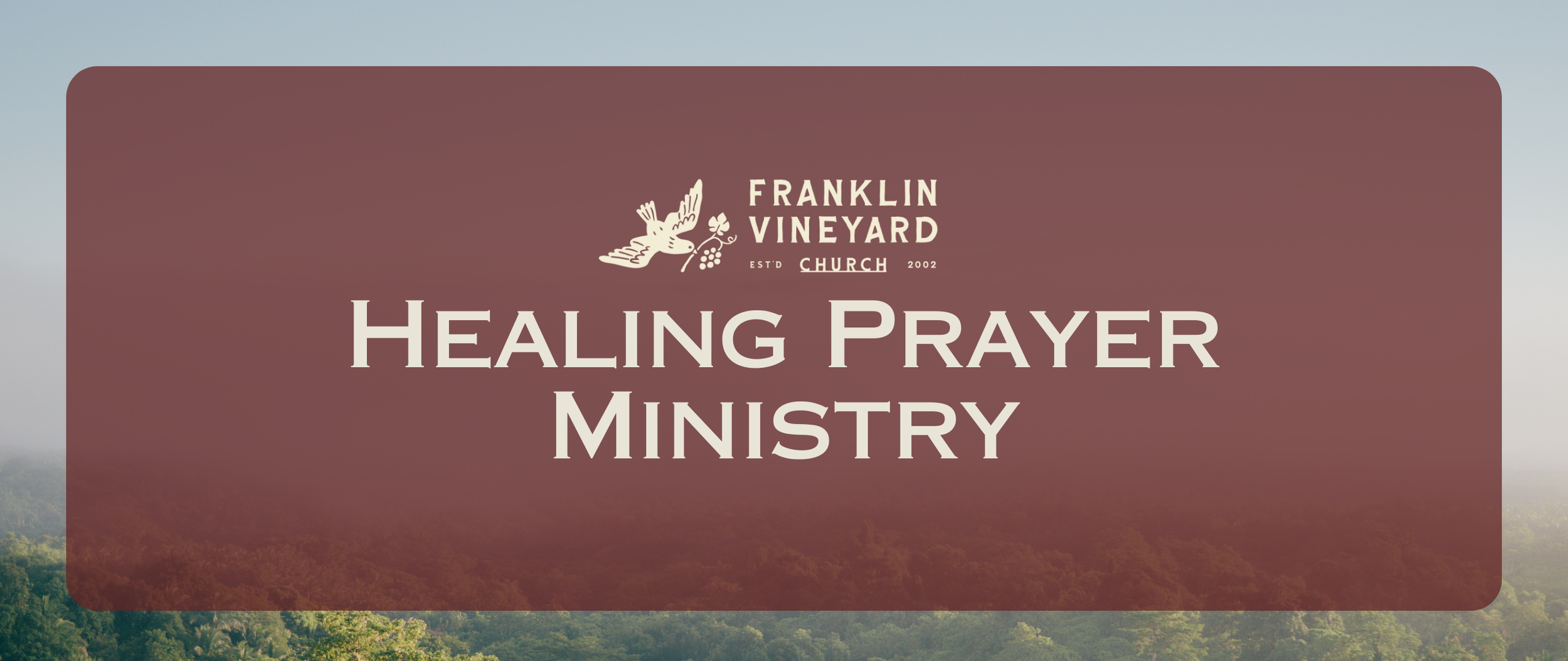 Healing Prayer Ministry Training 