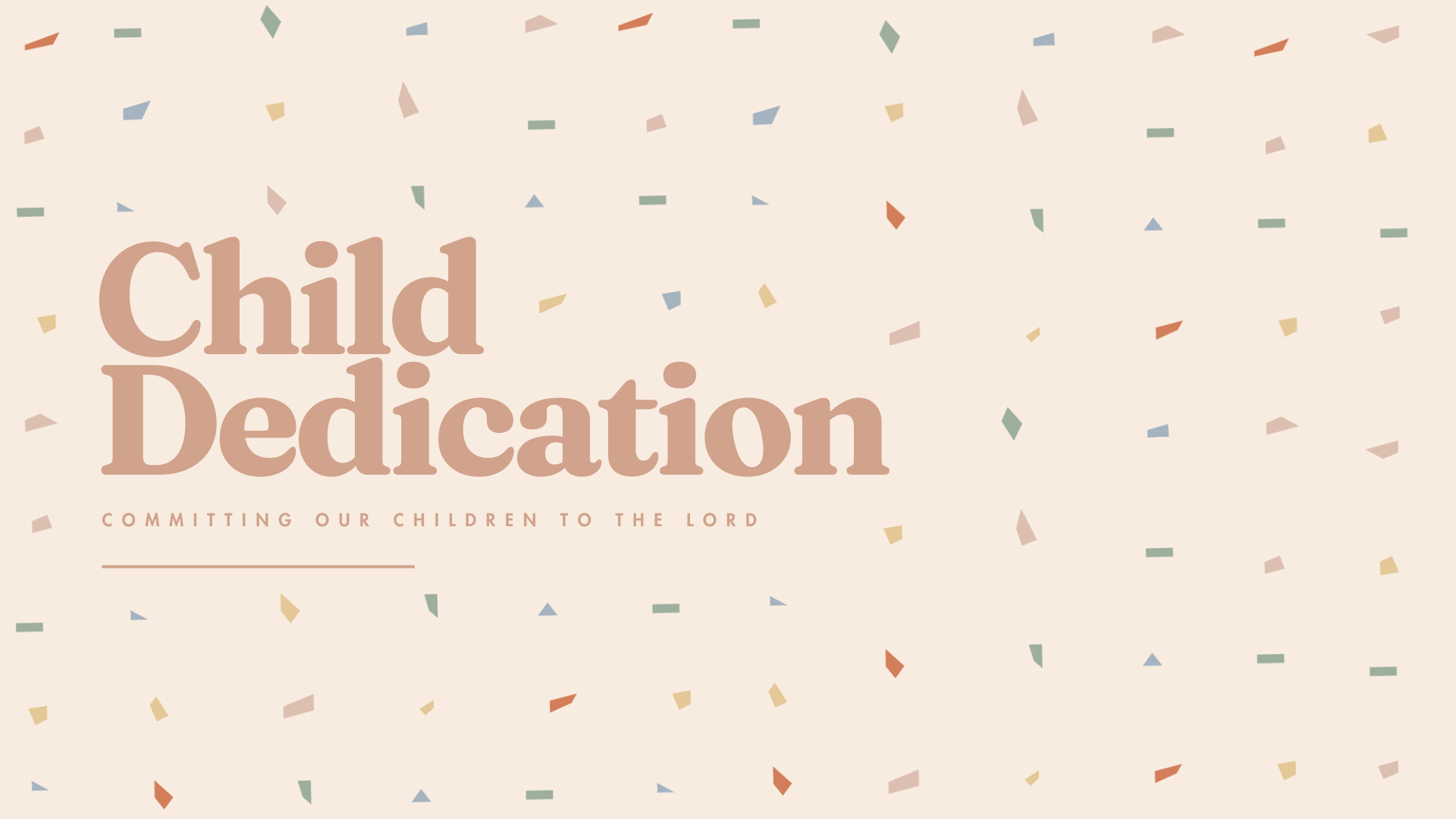 Child Dedication