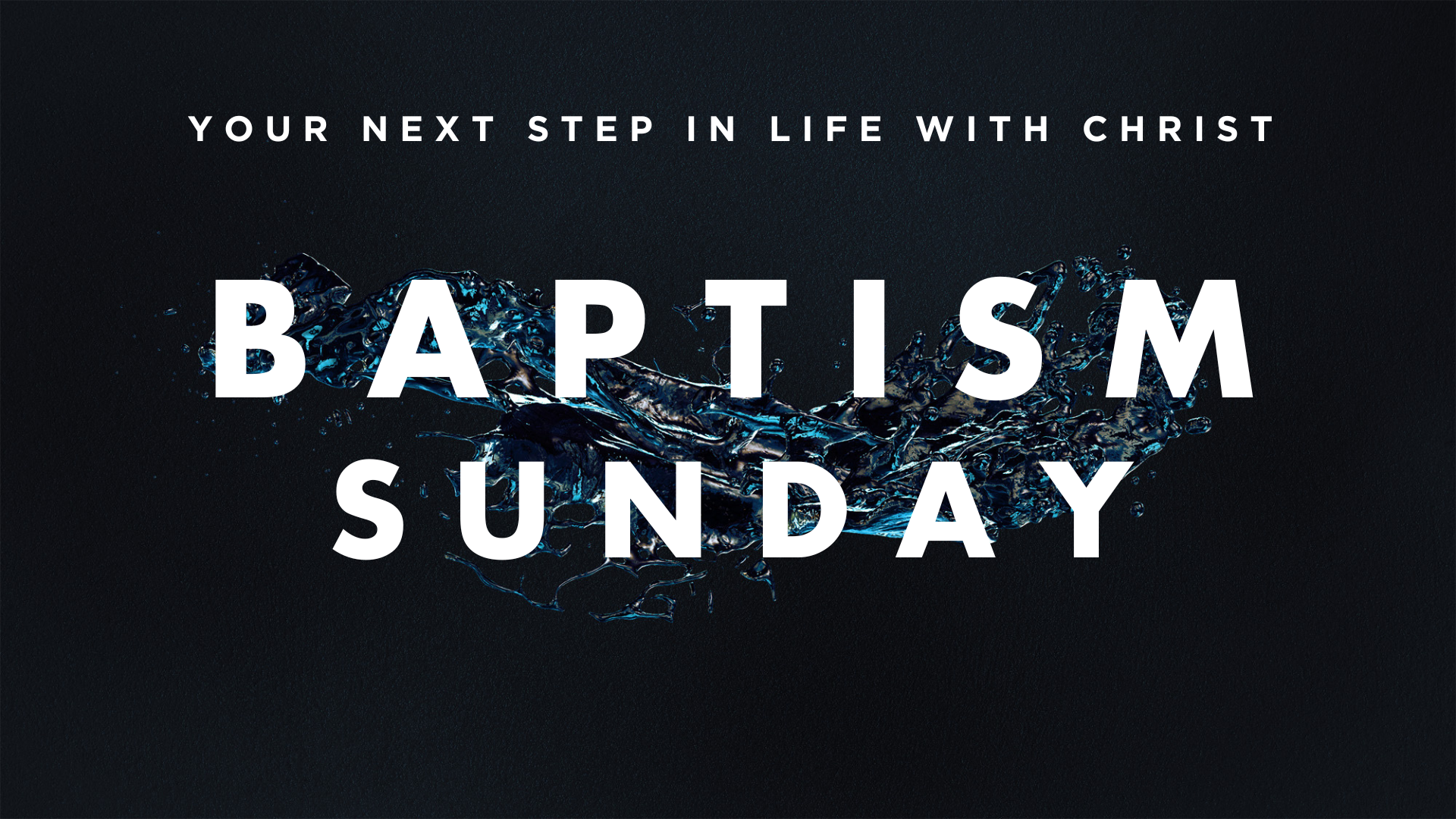 Baptism Sunday