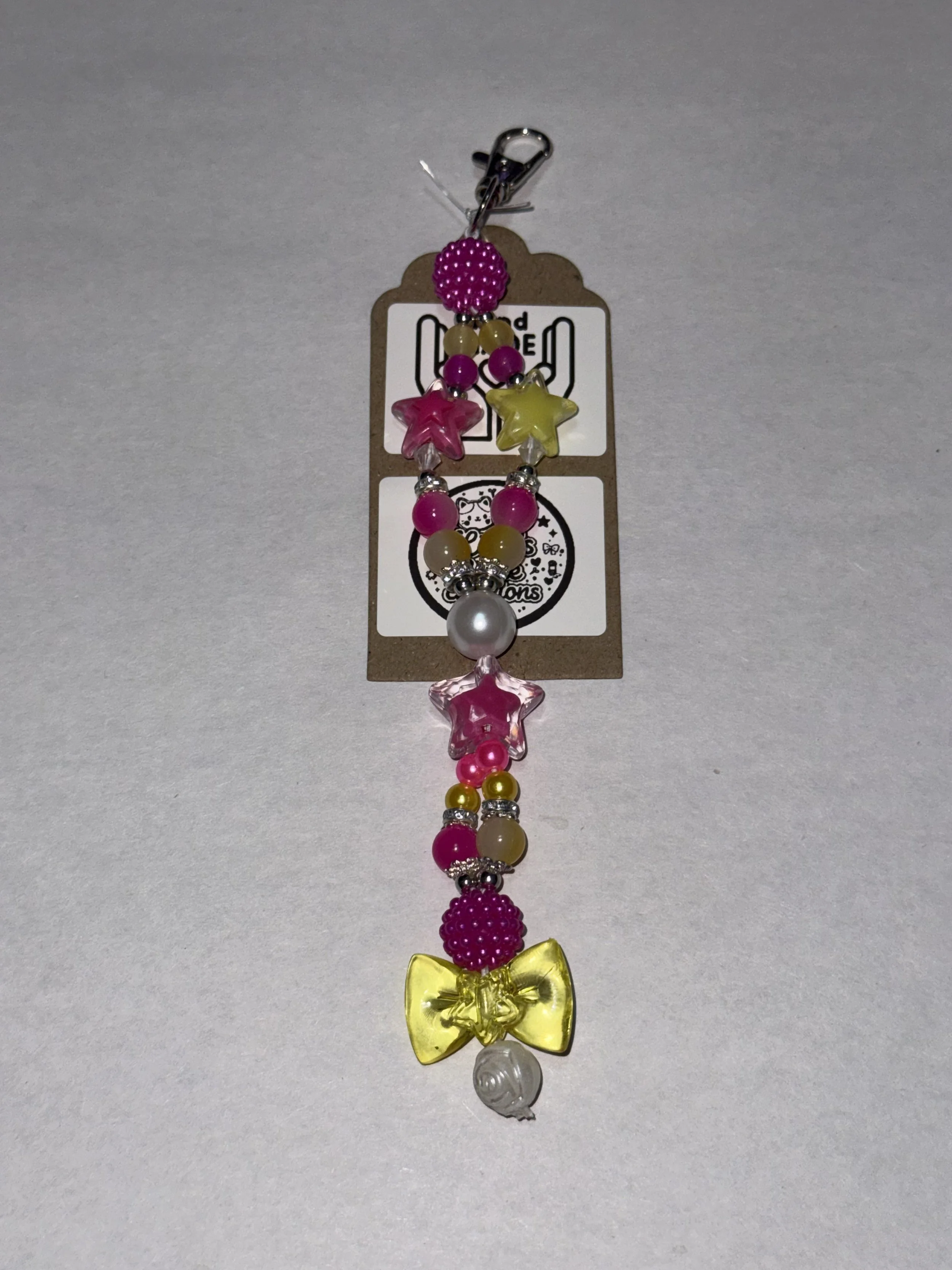 Pink and yellow Charm 💗✨