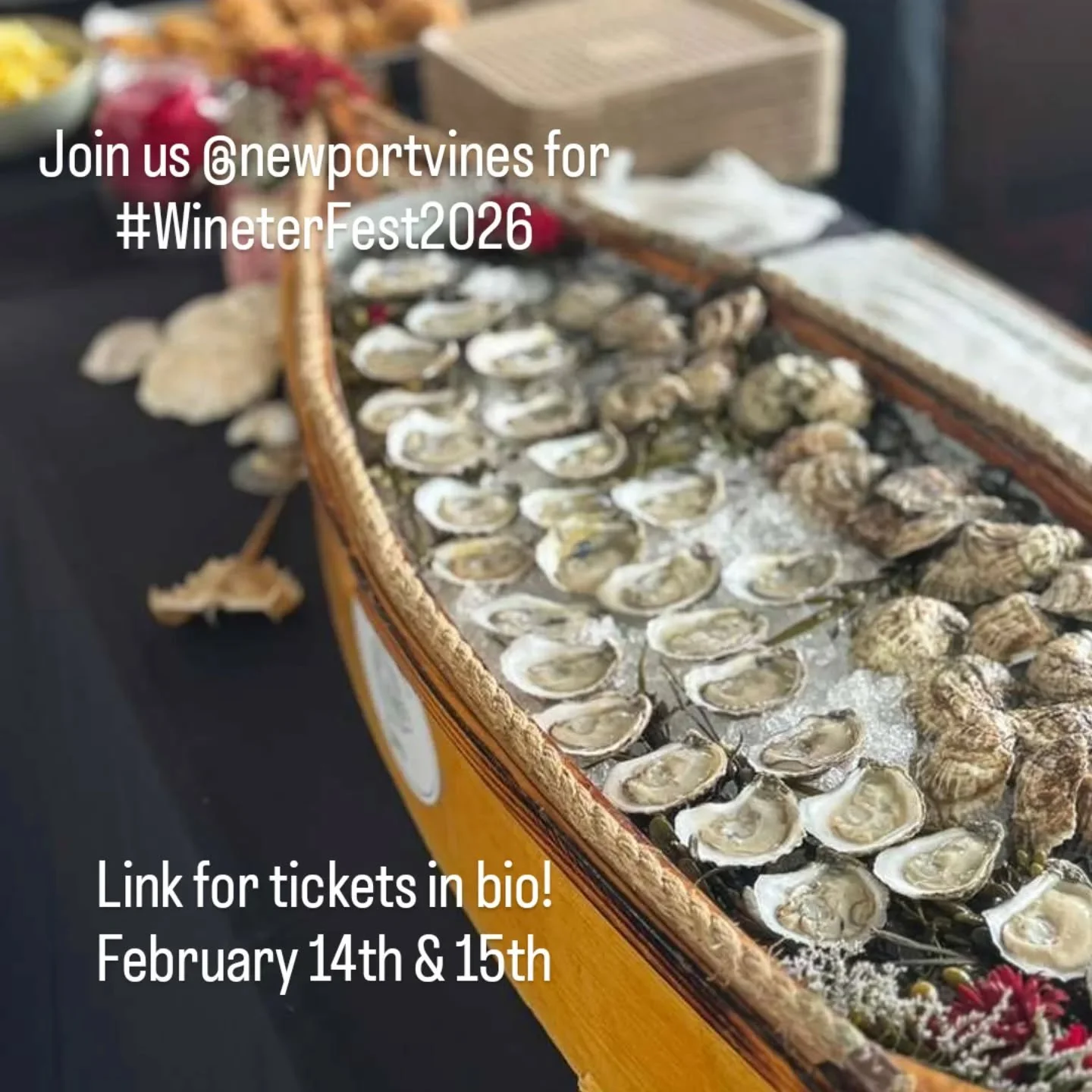 If you forgot about Valentines day today, now is your chance to pretend that you planned to go to #WineterFest2026 on Sunday the 15th the whole time. She'll never know!

Wineterfest @newportvines continues tomorrow! Follow the link in our bio for tic