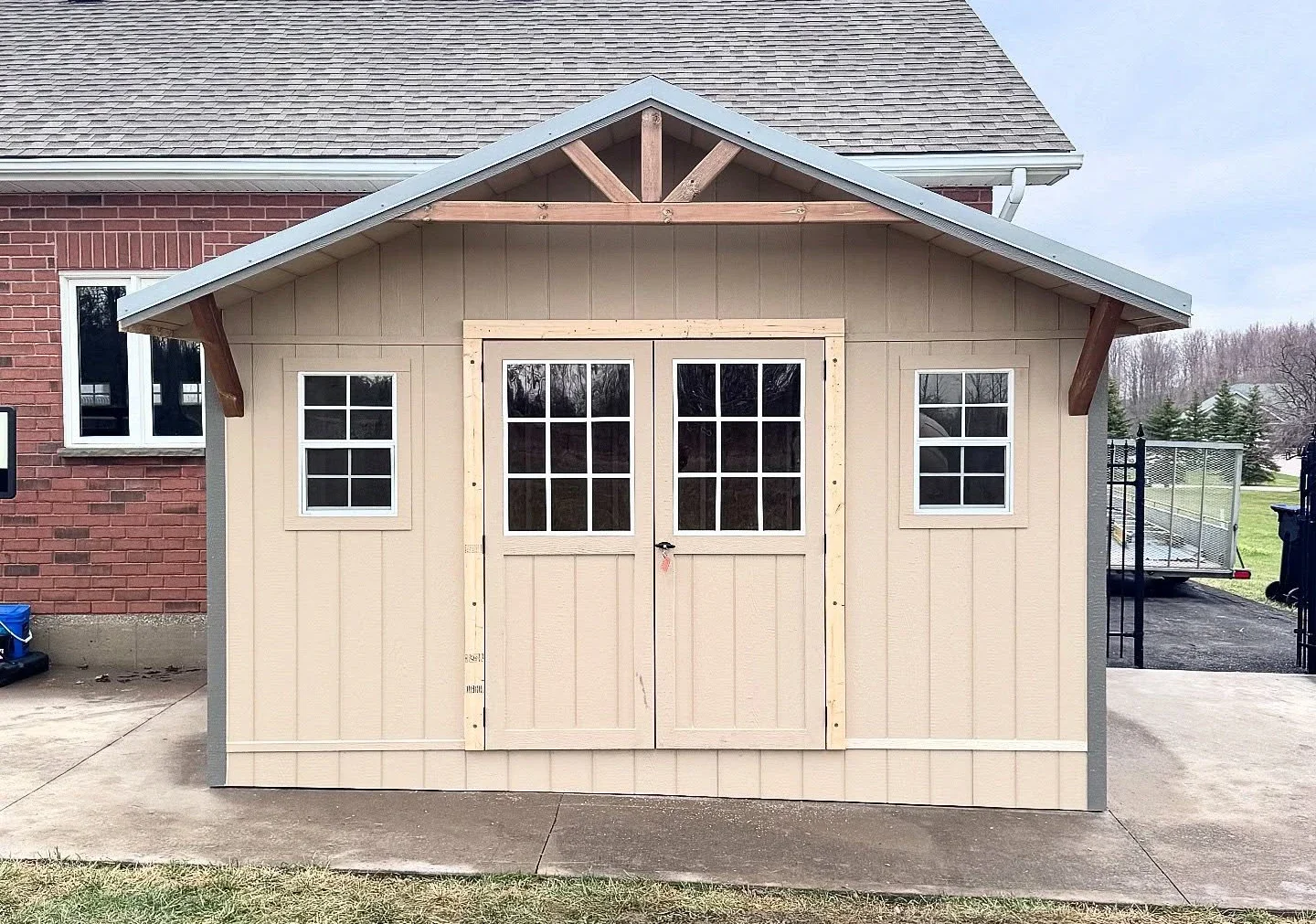 Check out this Custom shed we built in new tecumseth