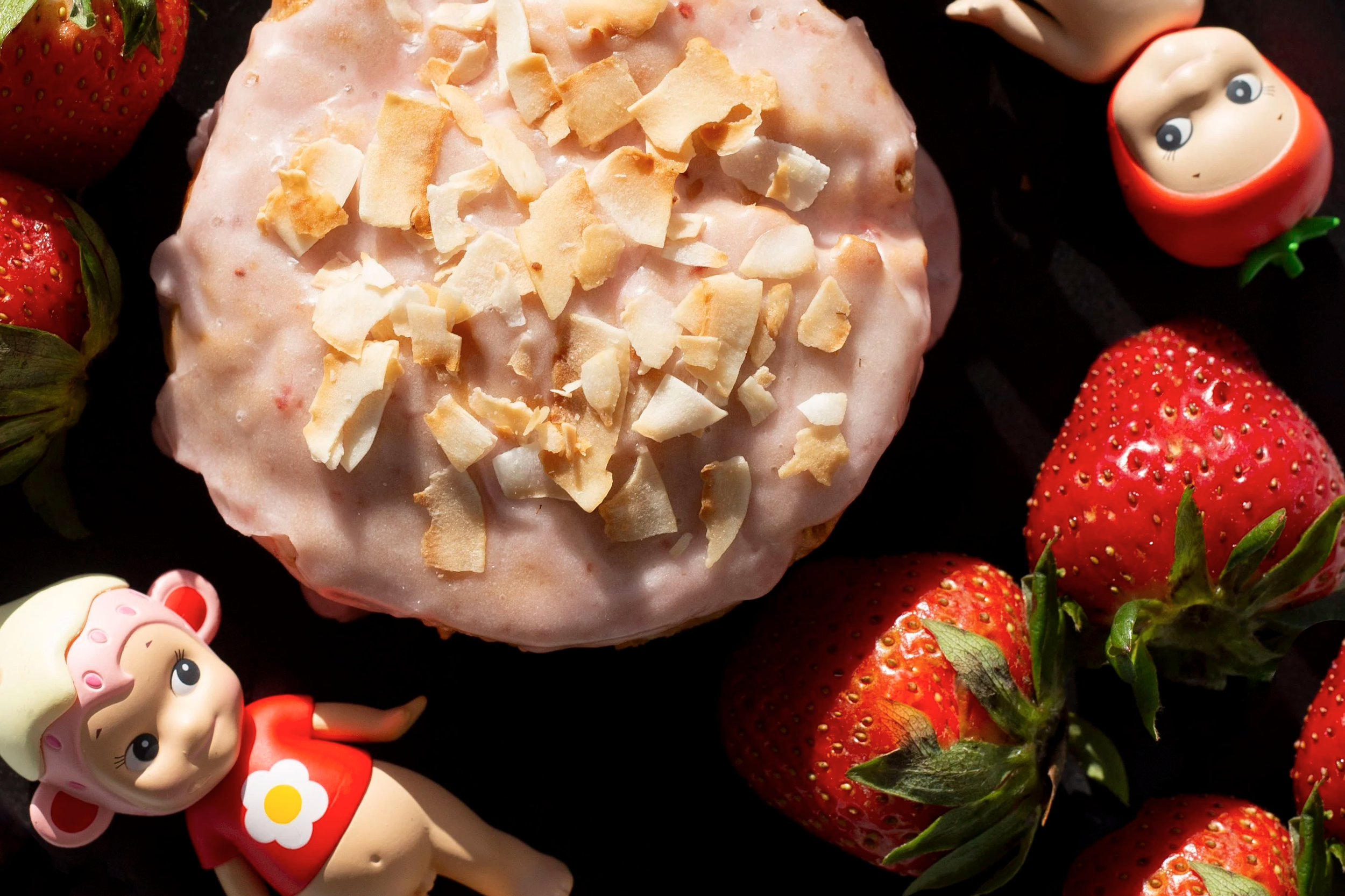 Strawberry Coconut Scone