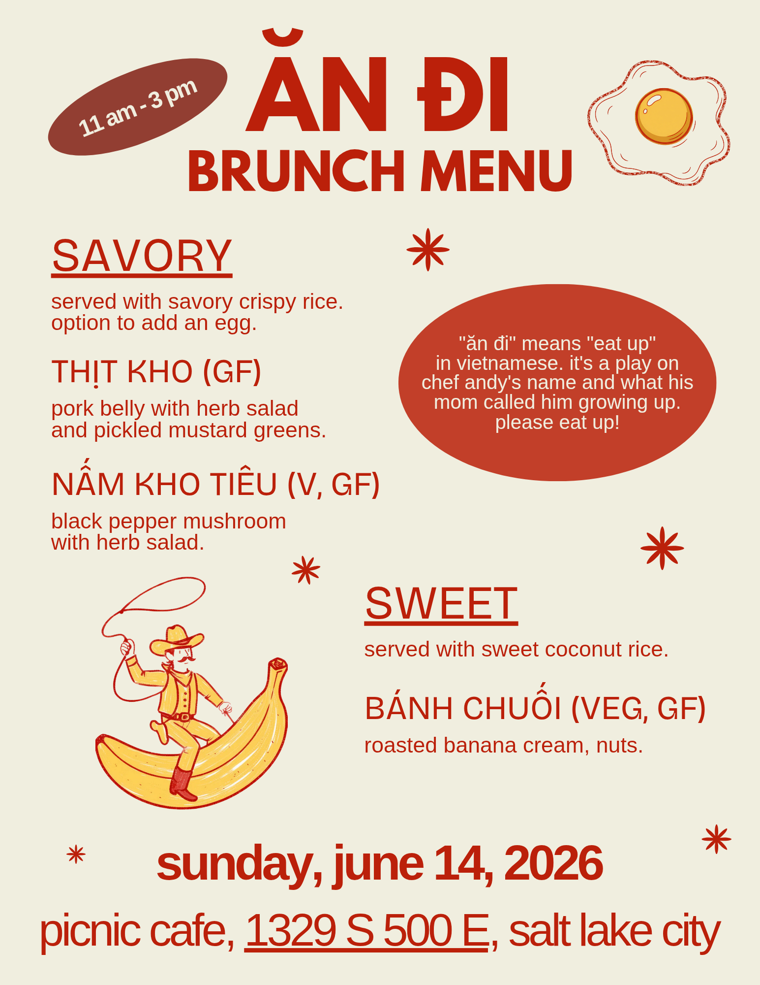 Ăn Đi Vietnamese Brunch Pop-Up