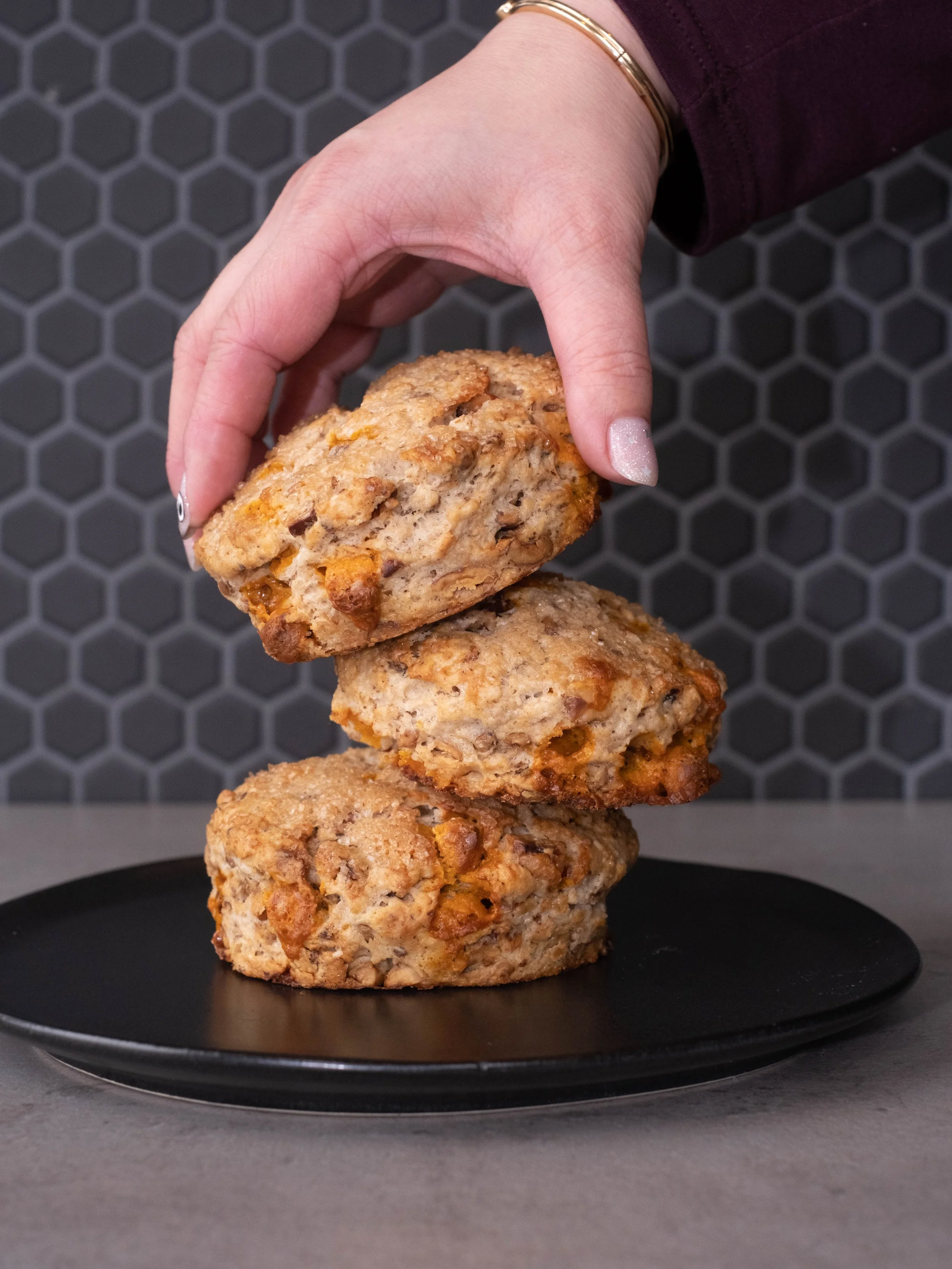 Walnut Butterscotch Scones (Winter)