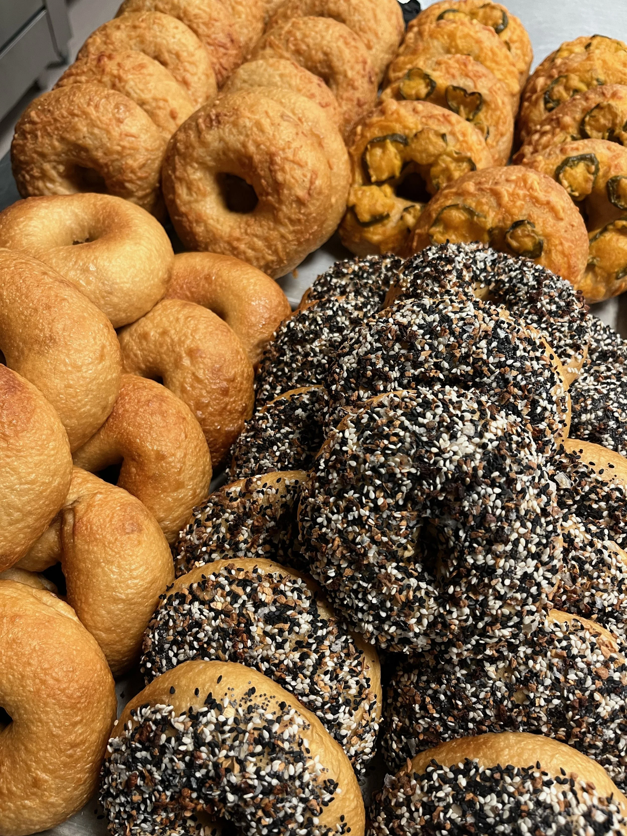 Our Bagels - made in-house daily