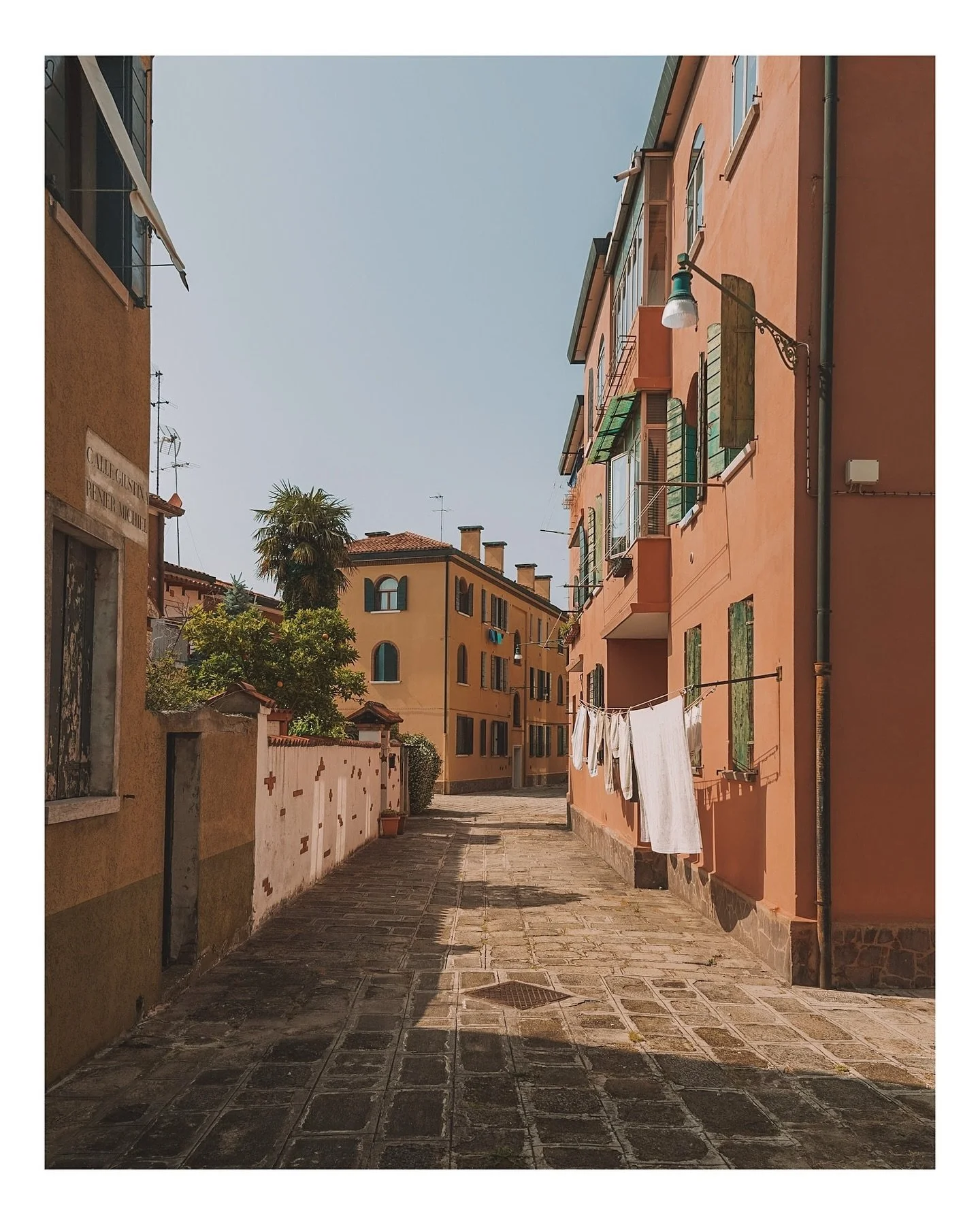 Venice

Venice&rsquo;s narrow pathways, with its pastel walls and ancient brickwork. It feels like a world away from the busy canals.

#Italy #Venice #enchantingtowns #oldtowns #boatlife #photography  #FineArtPhotography #TravelPhotography #Photograp