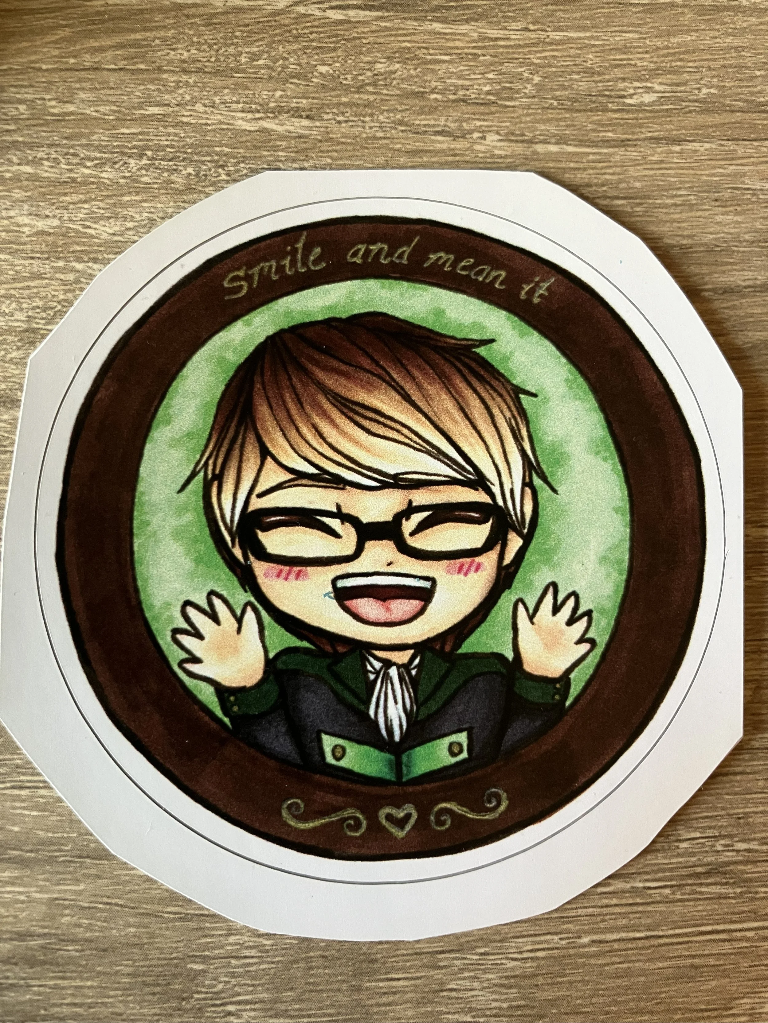 Smile and Mean it Sticker.jpg