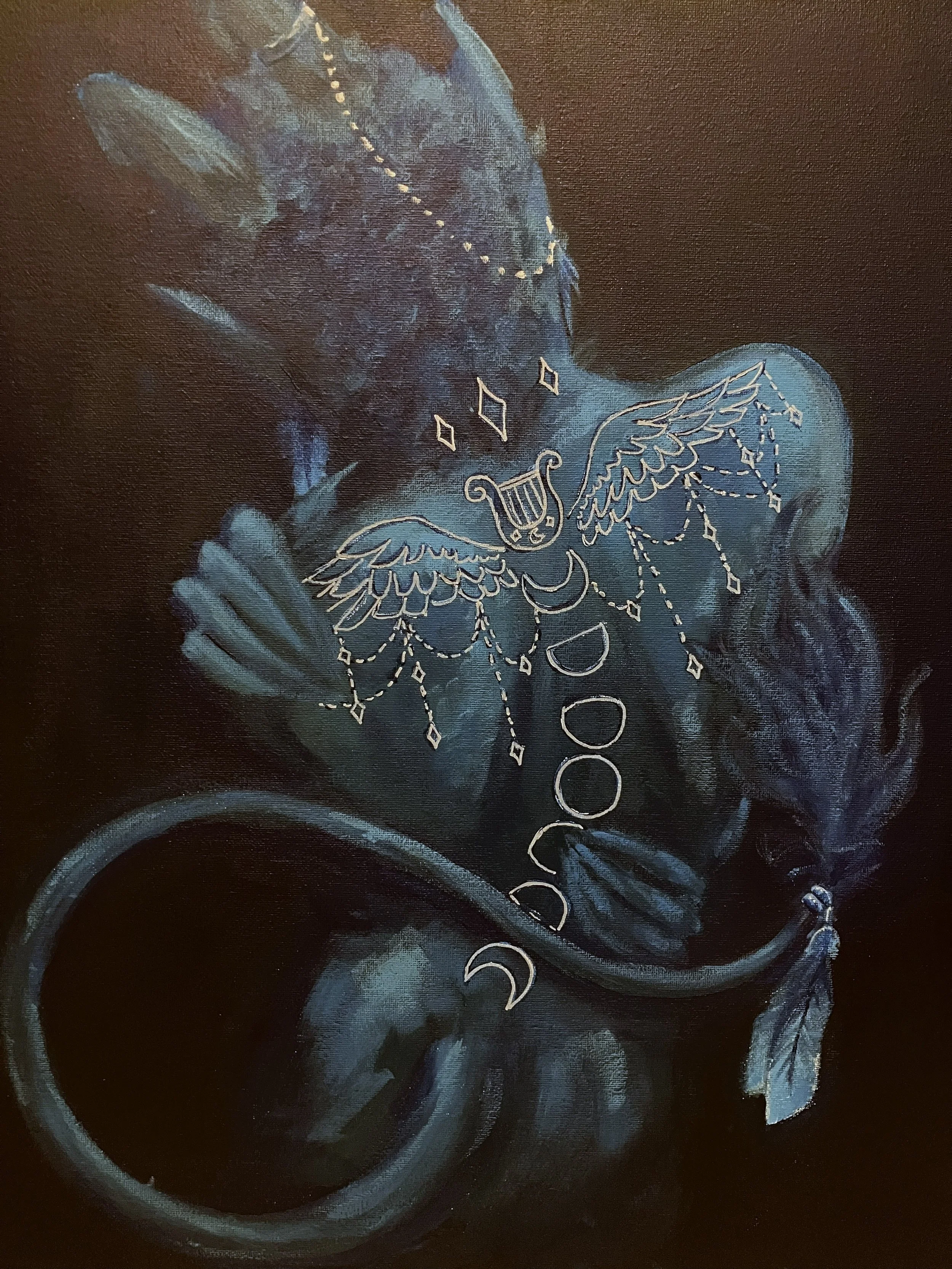 Lark back tattoo.jpg