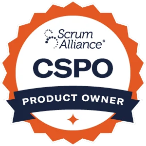 Scrum Alliance CSPO Product Owner badge
