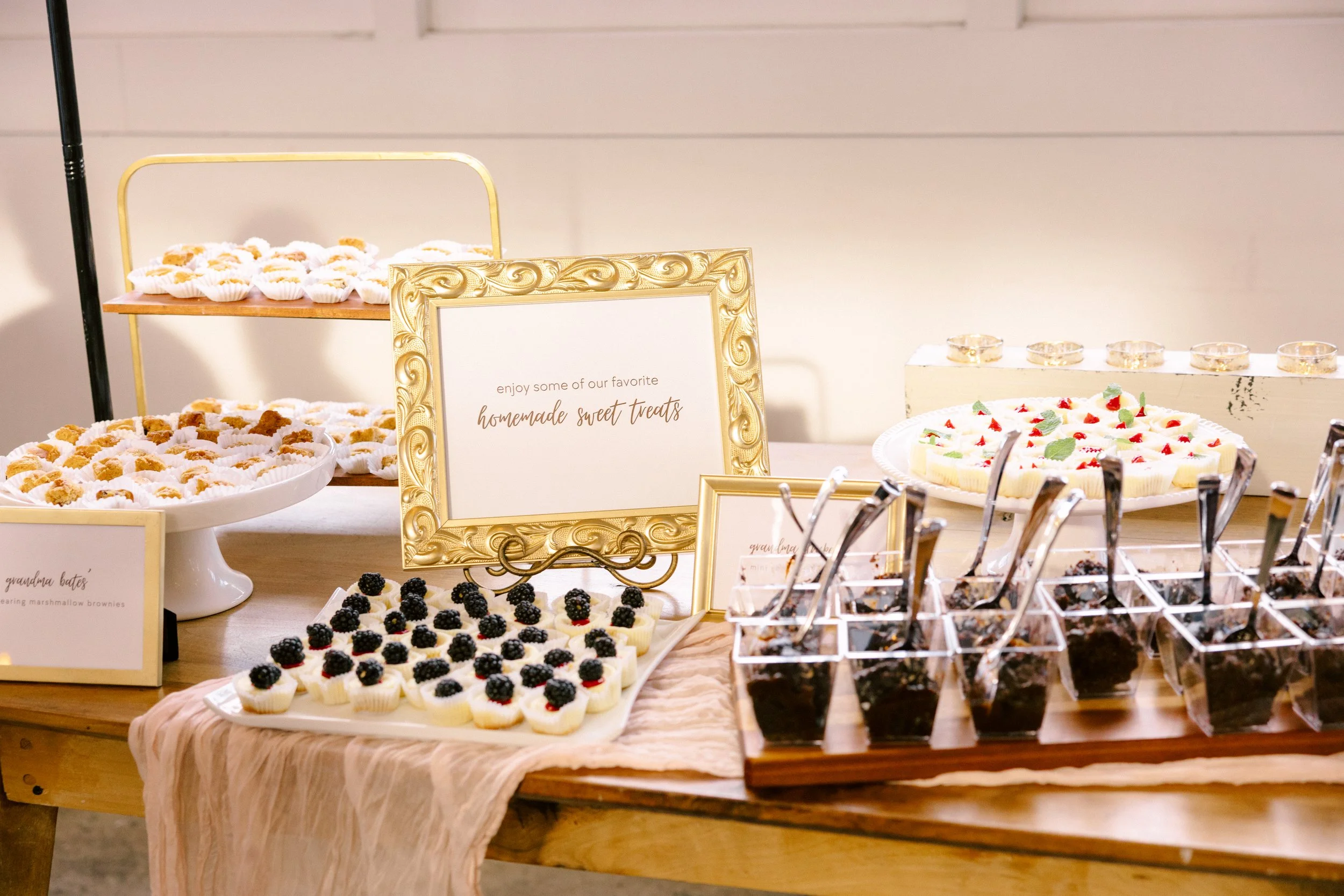 Homemade Sweet Treats Table