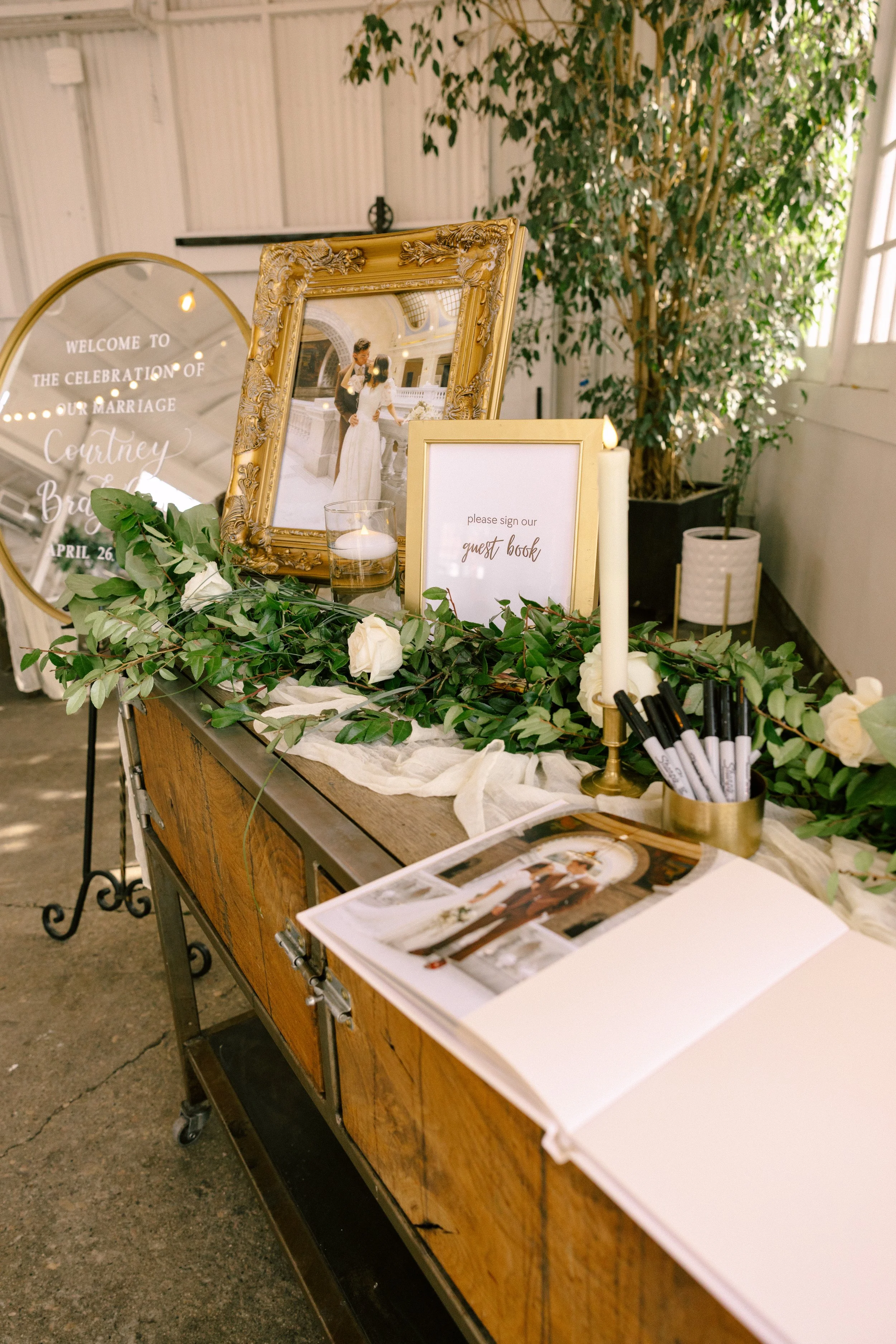 Guest Book Table