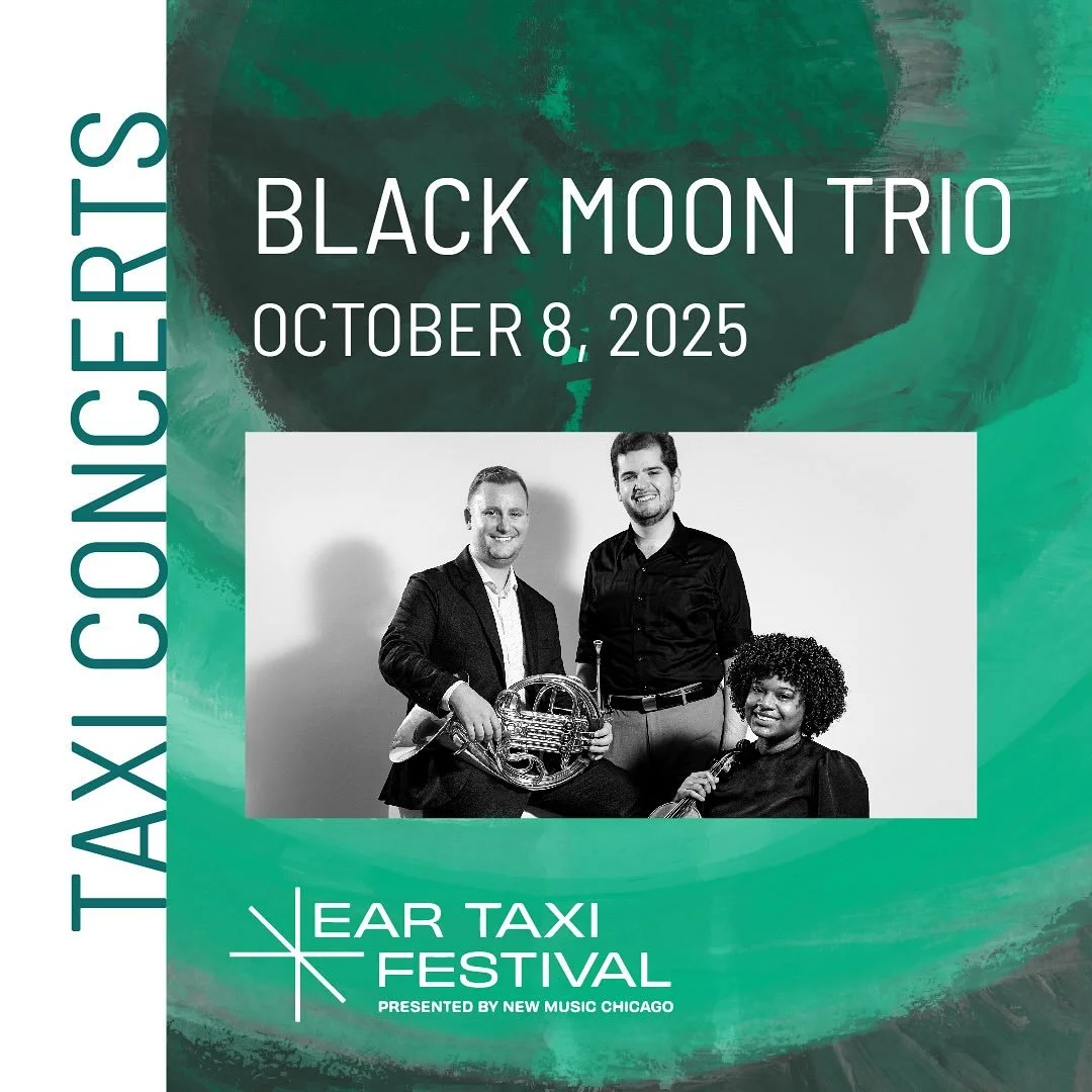 Friends! Come hang with us at Ear Taxi Festival tomorrow, October 8, 8:30pm at Elastic Arts! We&rsquo;re super excited to present our Convergence program here at home in Chicago 🌙 

Tickets are free, link in bio!