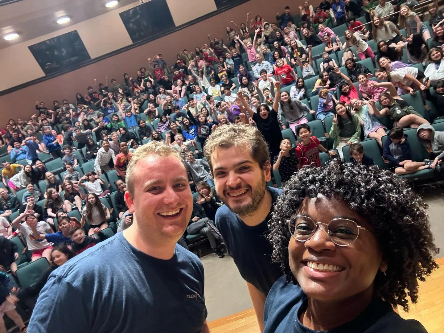 Today, we were so happy to spend the day with our friends @raviniafestival Reach Teach Play! We debuted our program Noteworthy, which chronicles the history of music, with pieces ranging from the Prehistoric Era, Baroque, Classical, Folk, Jazz, and m