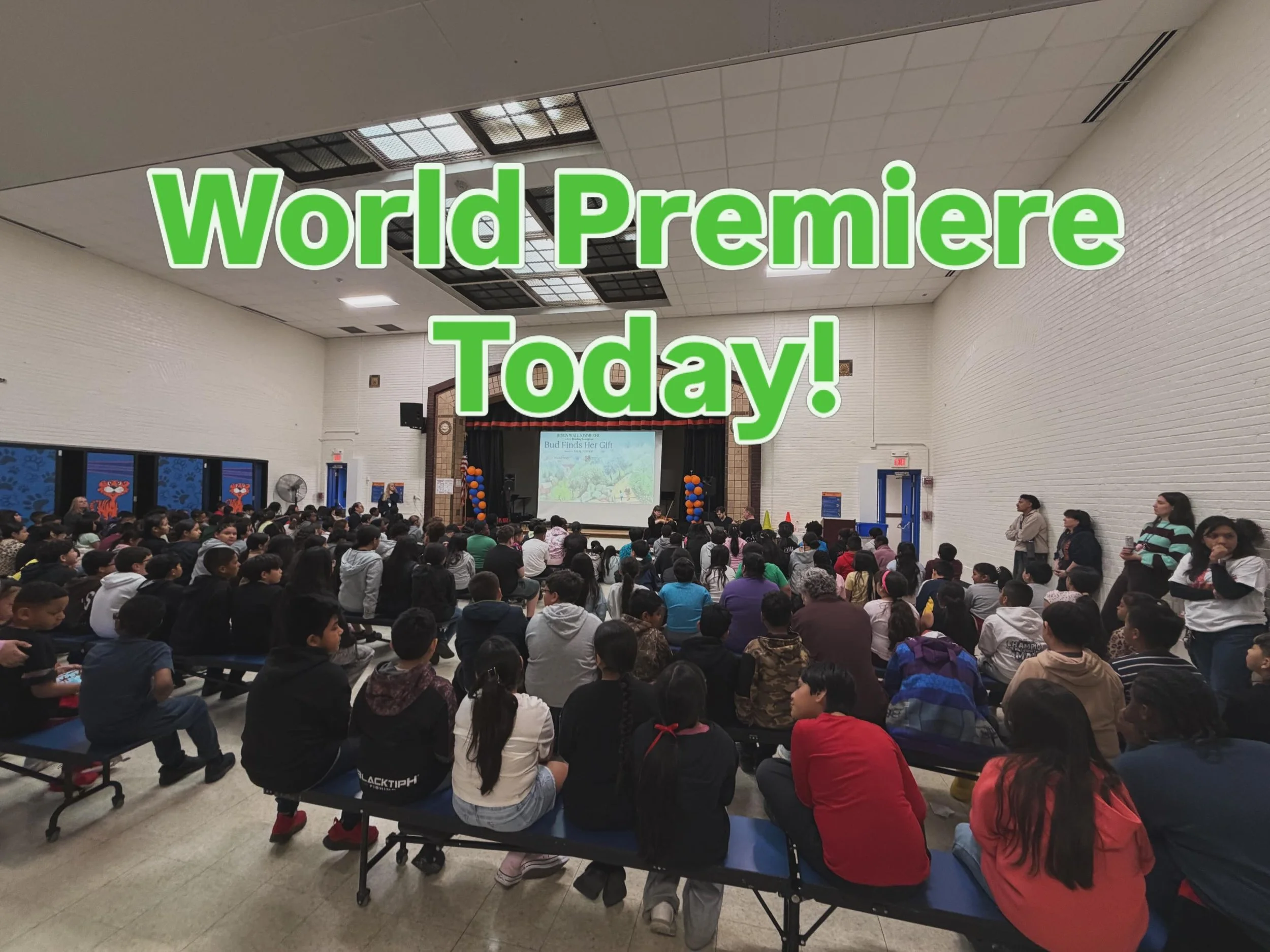 What a joyful morning celebrating the premiere of Bud Finds Her Gift! 🌱🎶

This morning, Black Moon Trio performed this brand-new musical story experience for more than 450 students at Glen Flora Elementary School in @cityofwaukegan. Seeing students
