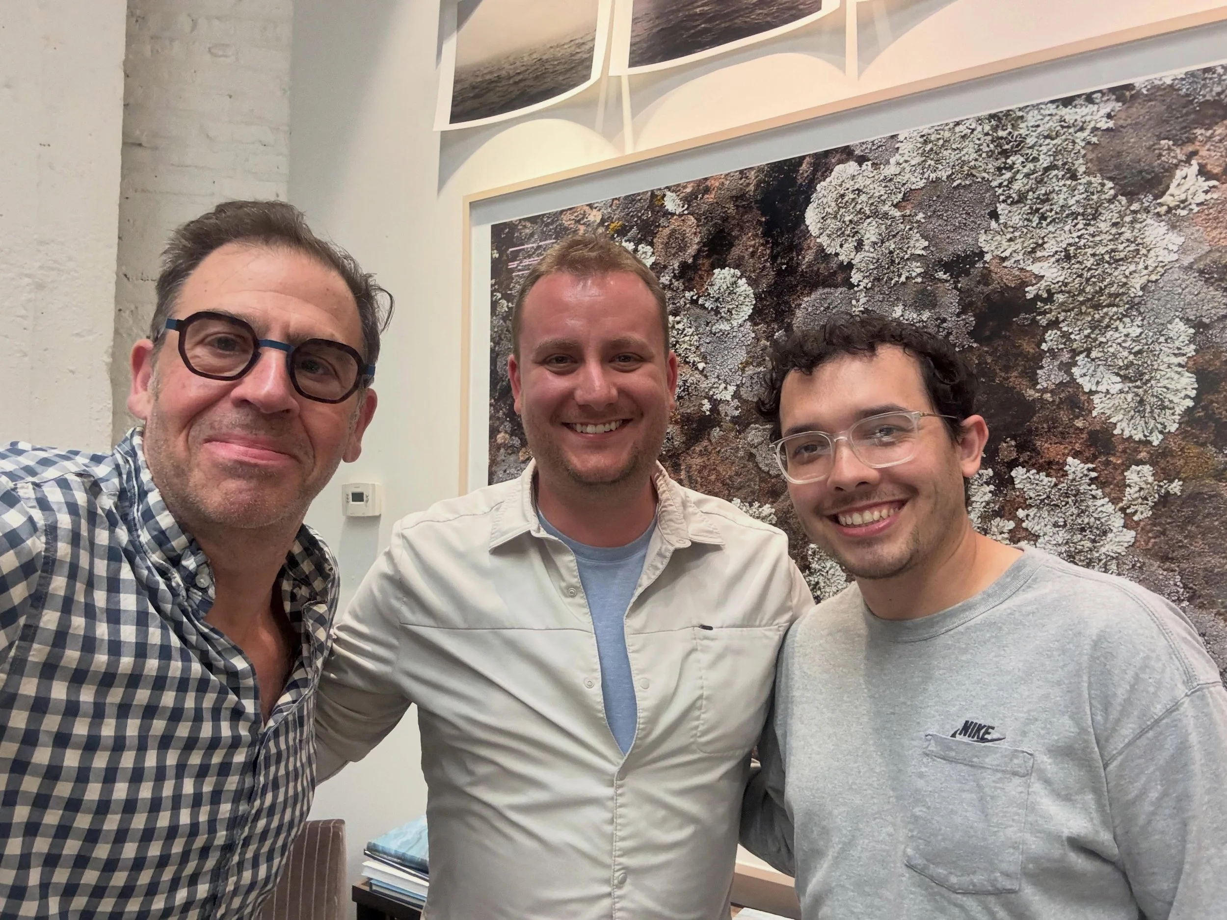 We never get tired of collaborating with other amazing artists! We met with @lincolnschatz and @dylan23connell at the studio to preview some of their amazing work for Lakenotes: Seasons of Lake Michigan which premieres on August 2 at @raviniafestival