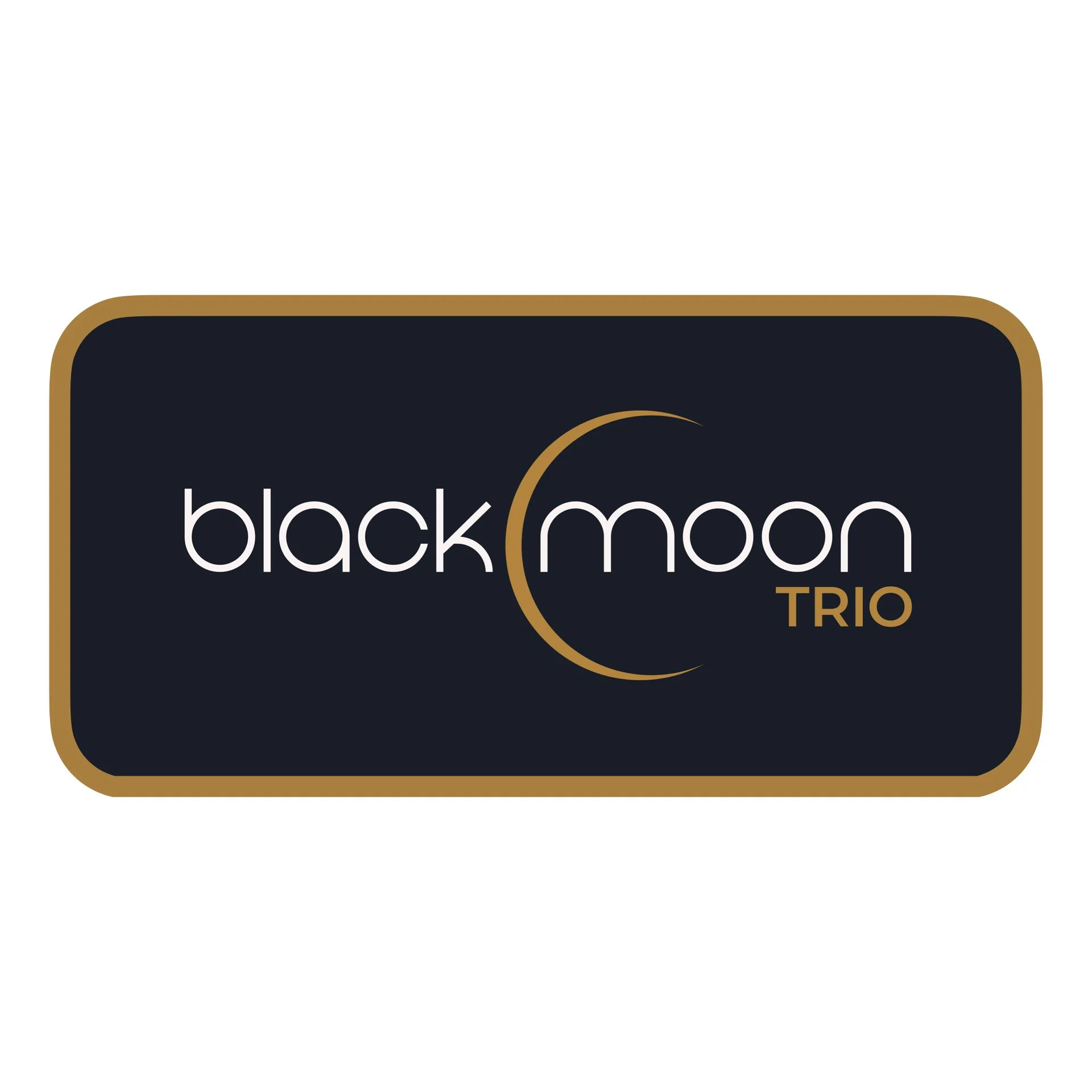 Black Moon Trio Logo Vinyl Sticker