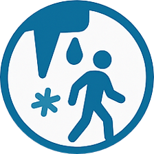 snow, falling, FIS, sliding, hazard, icicles, melt, water, drainage