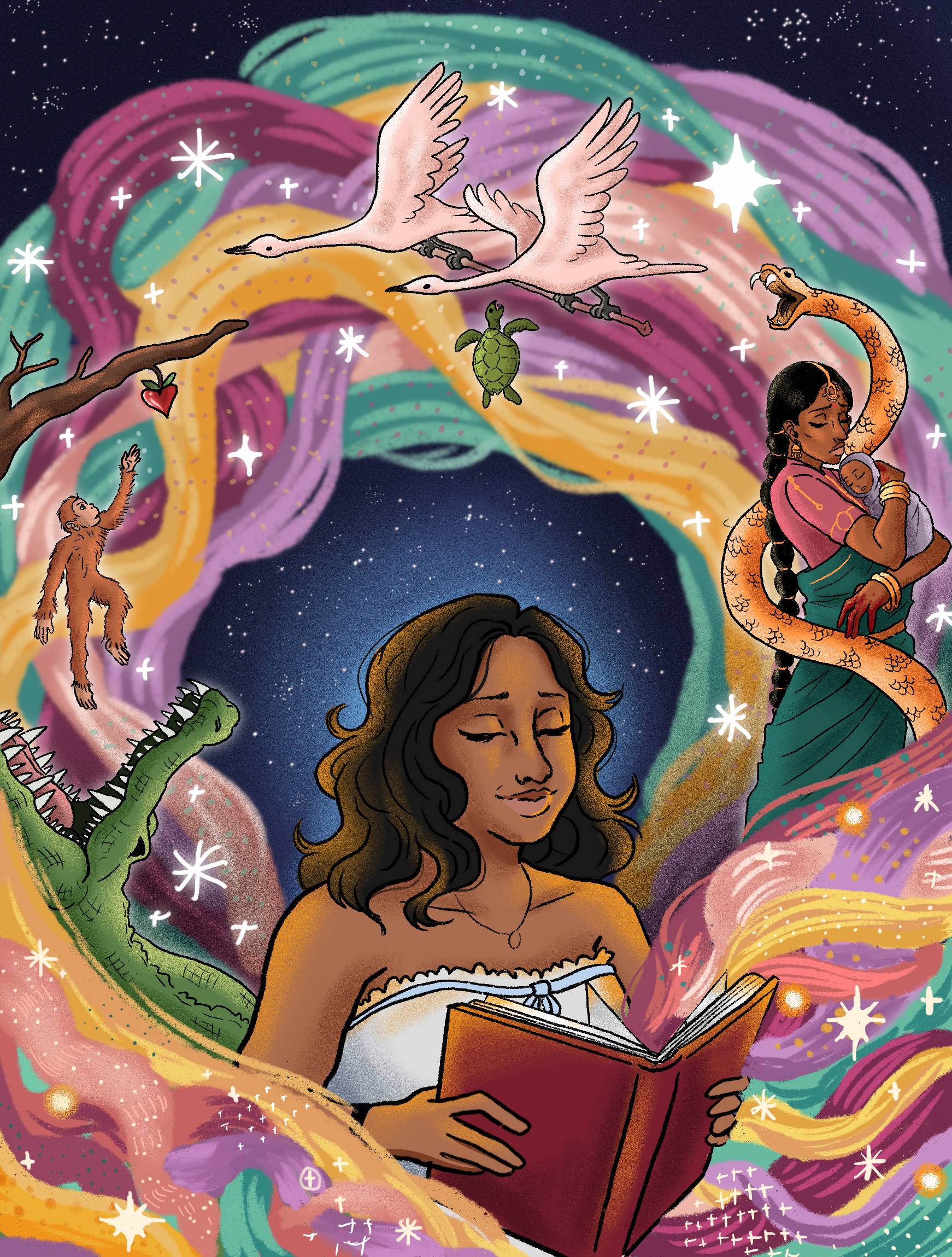 Indian Folklore Column Illustration.png