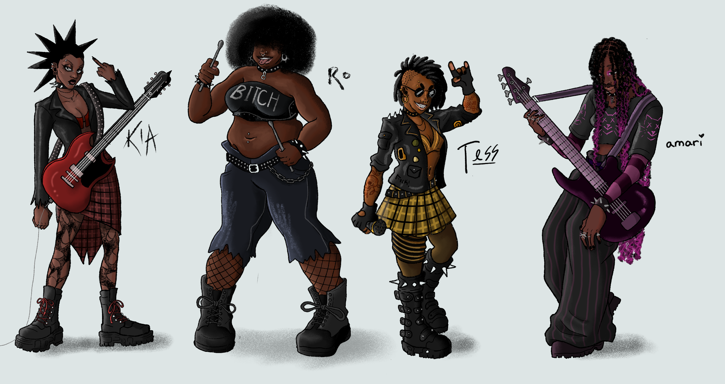 Riot Girl Band Members Designs 2.png