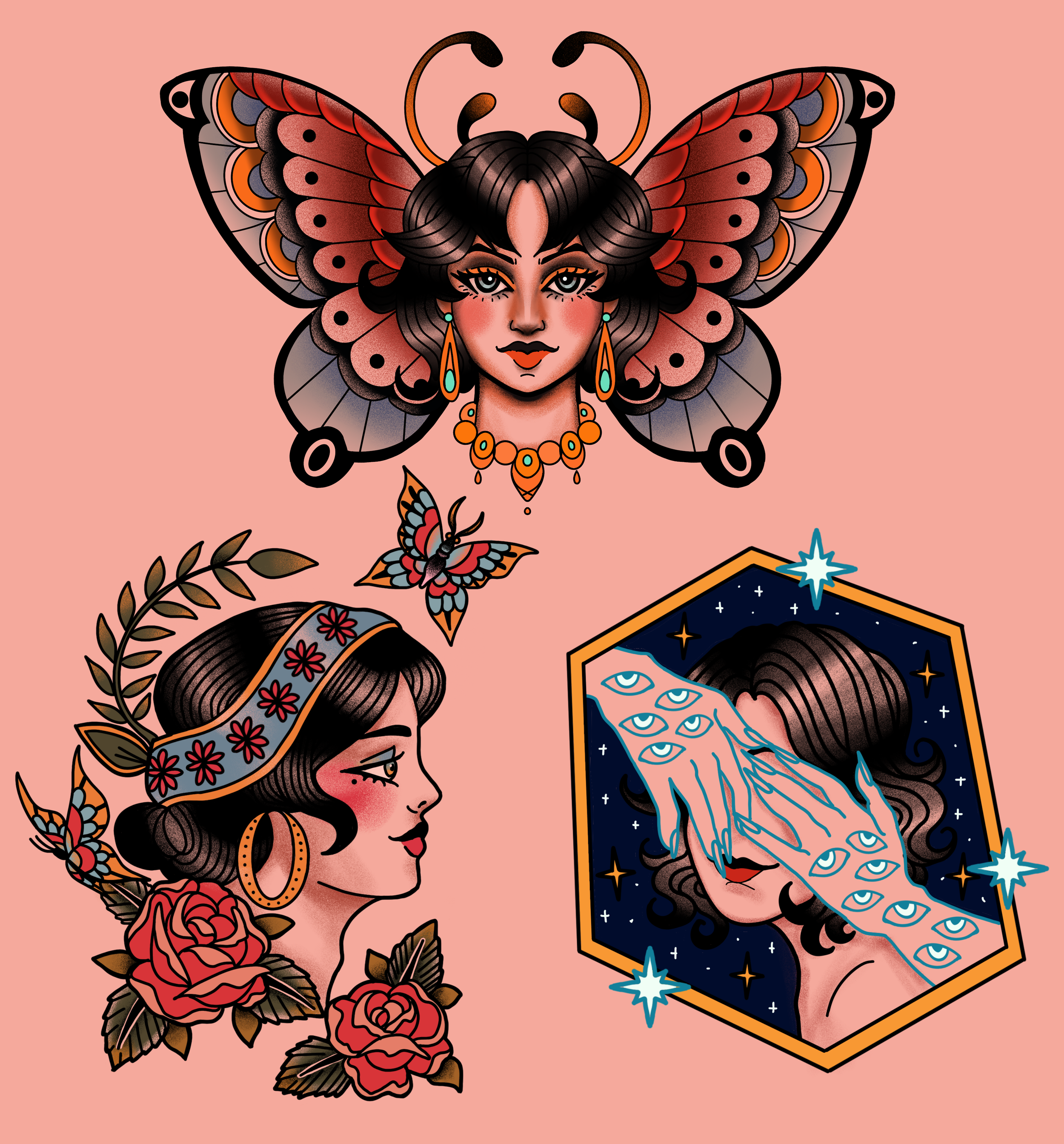 Lady Faces w_ Butterfly Head.png