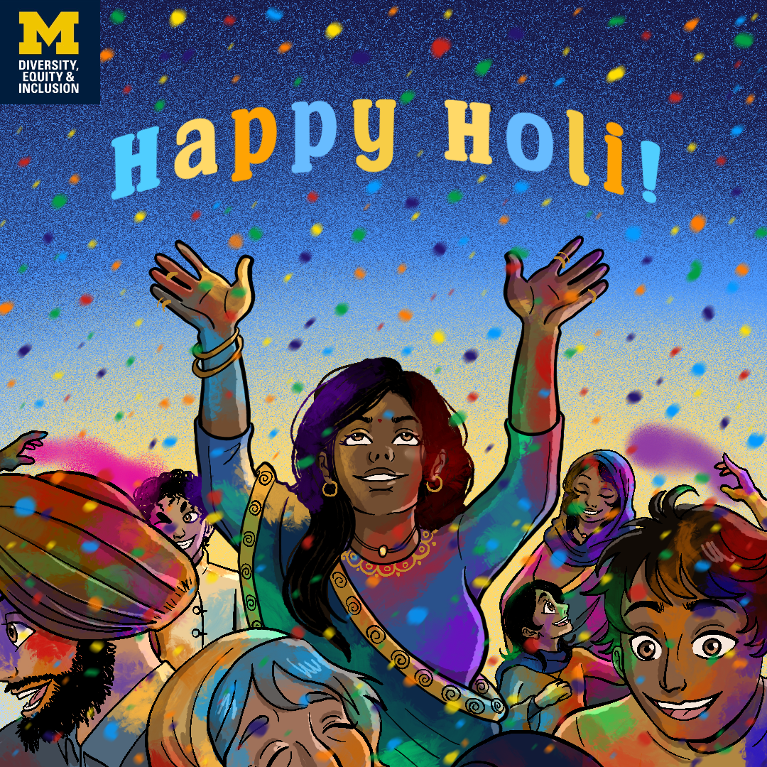 Holi Holiday Graphic