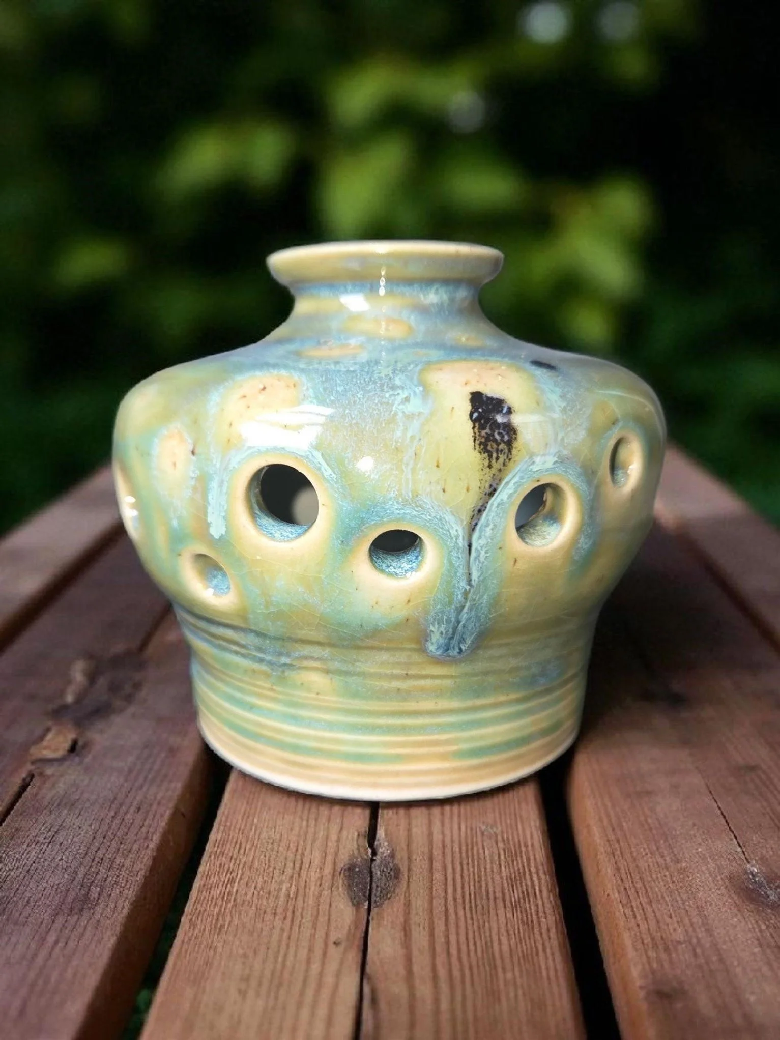 Aurora Green Paperweight Incense Diffuser