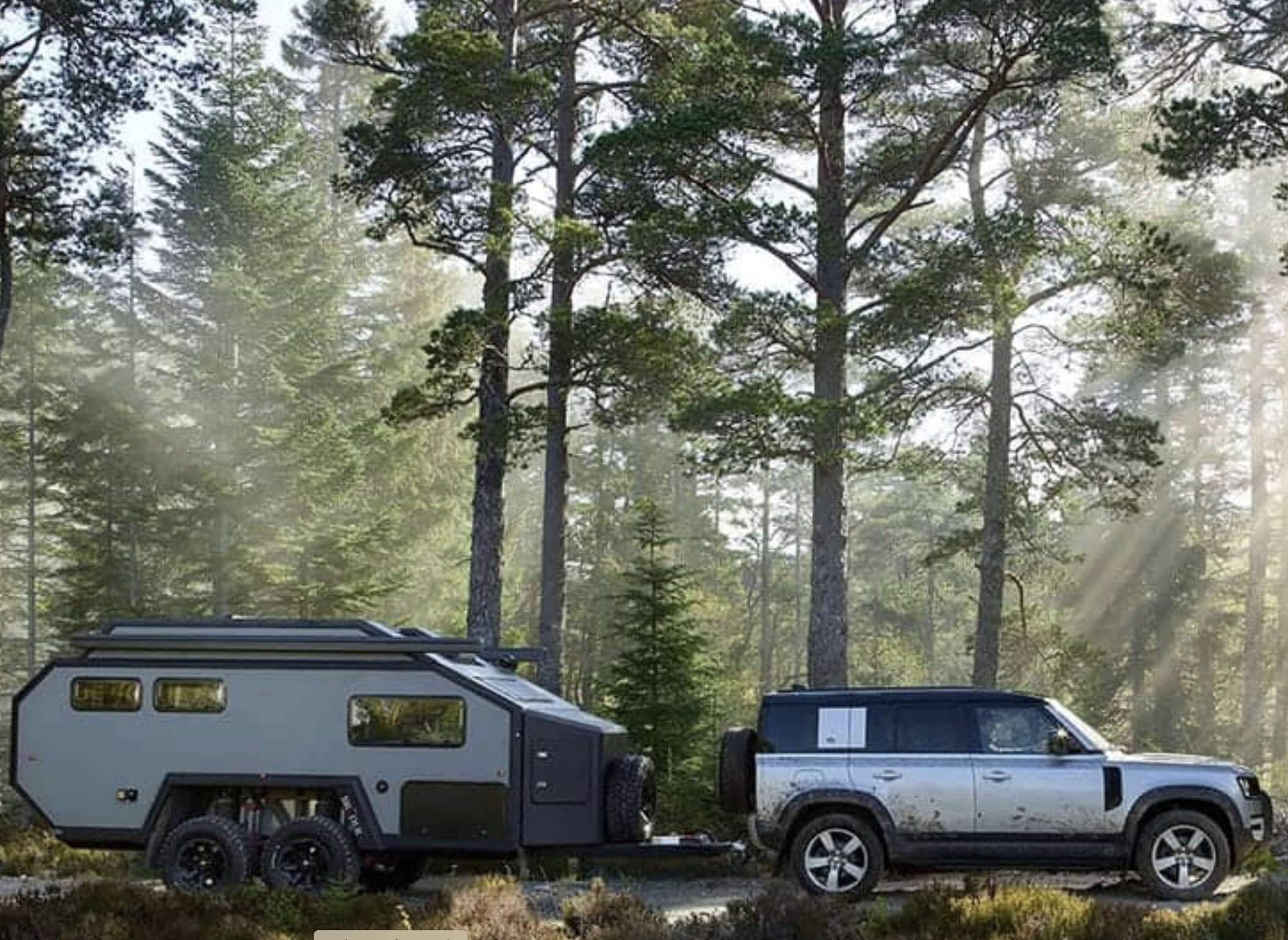 Land Rover Defender, 4x4xU Off Road RV Hitch & Camp Life, for a Life Outdoors 