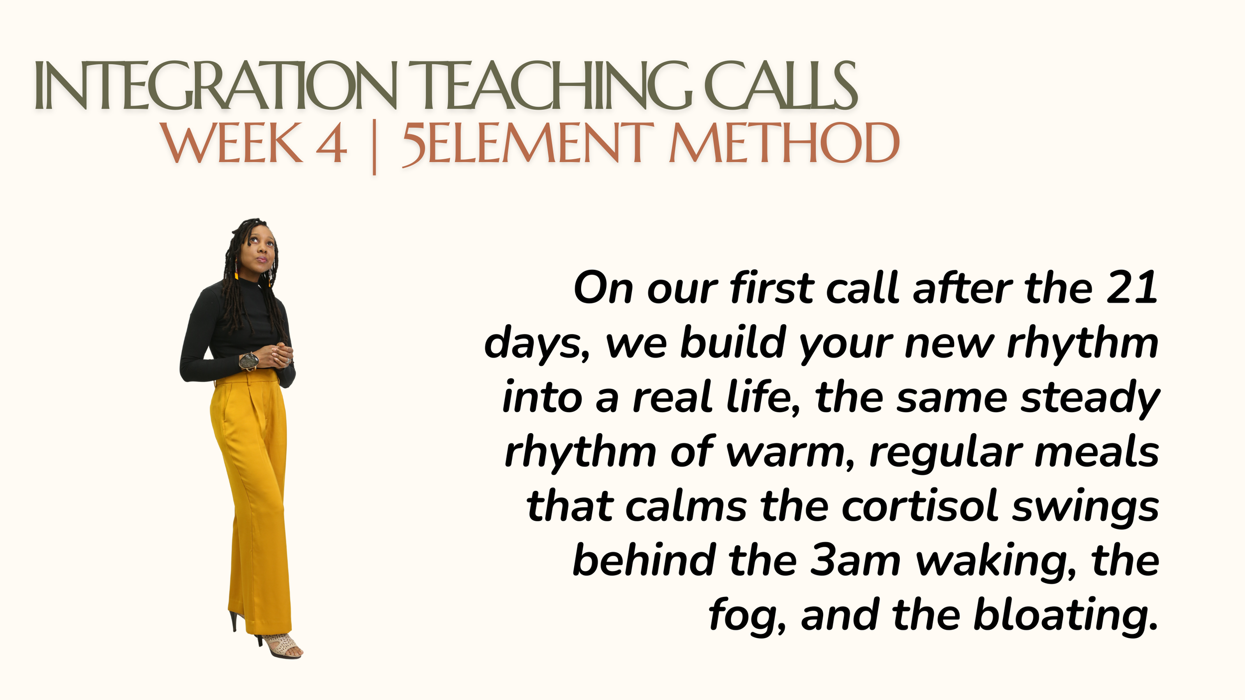 Integration Call Week 4