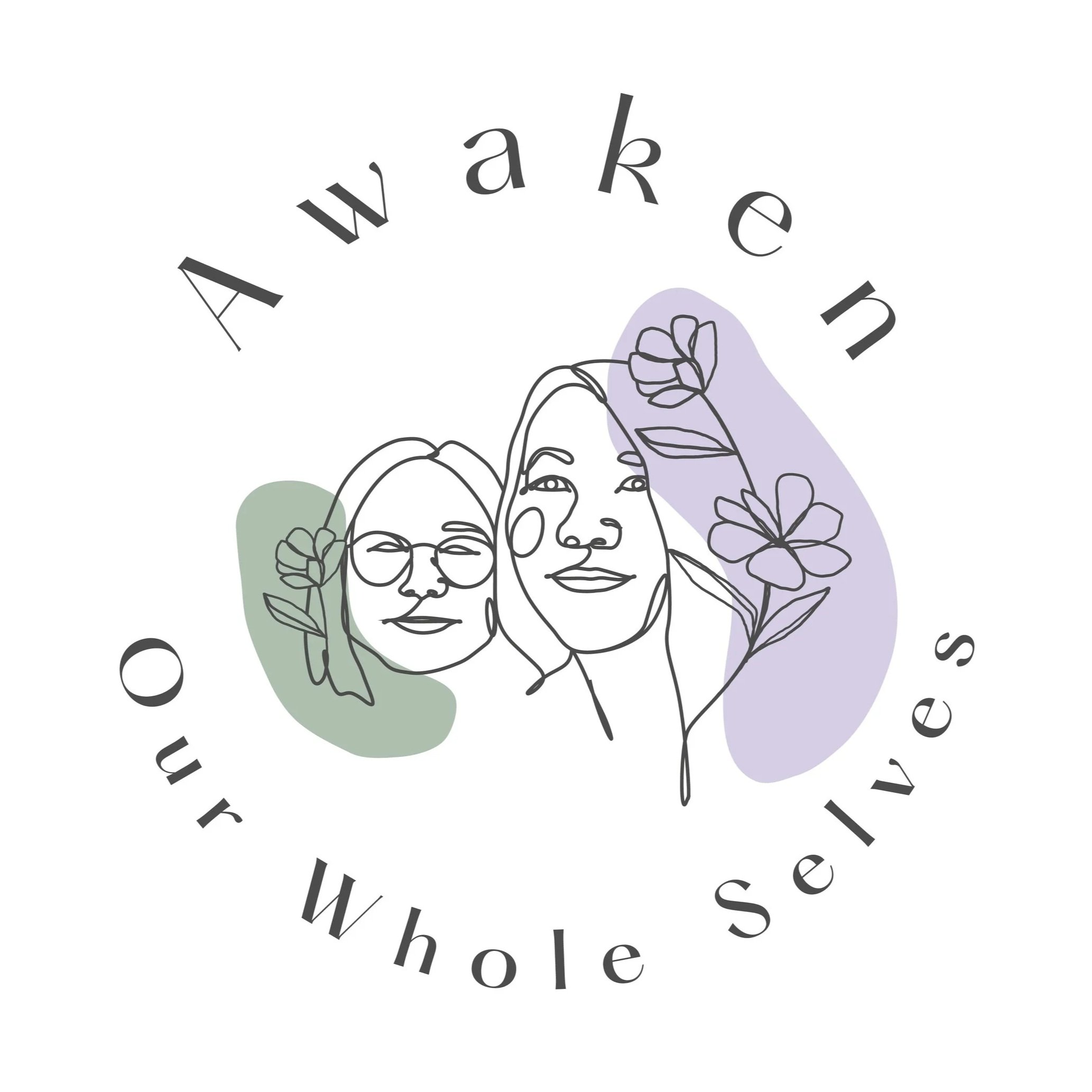 Stylized illustration with the words 'what's new' arranged in an arc, accompanied by line art of flowers and leaves, with pastel colored shapes in the background.