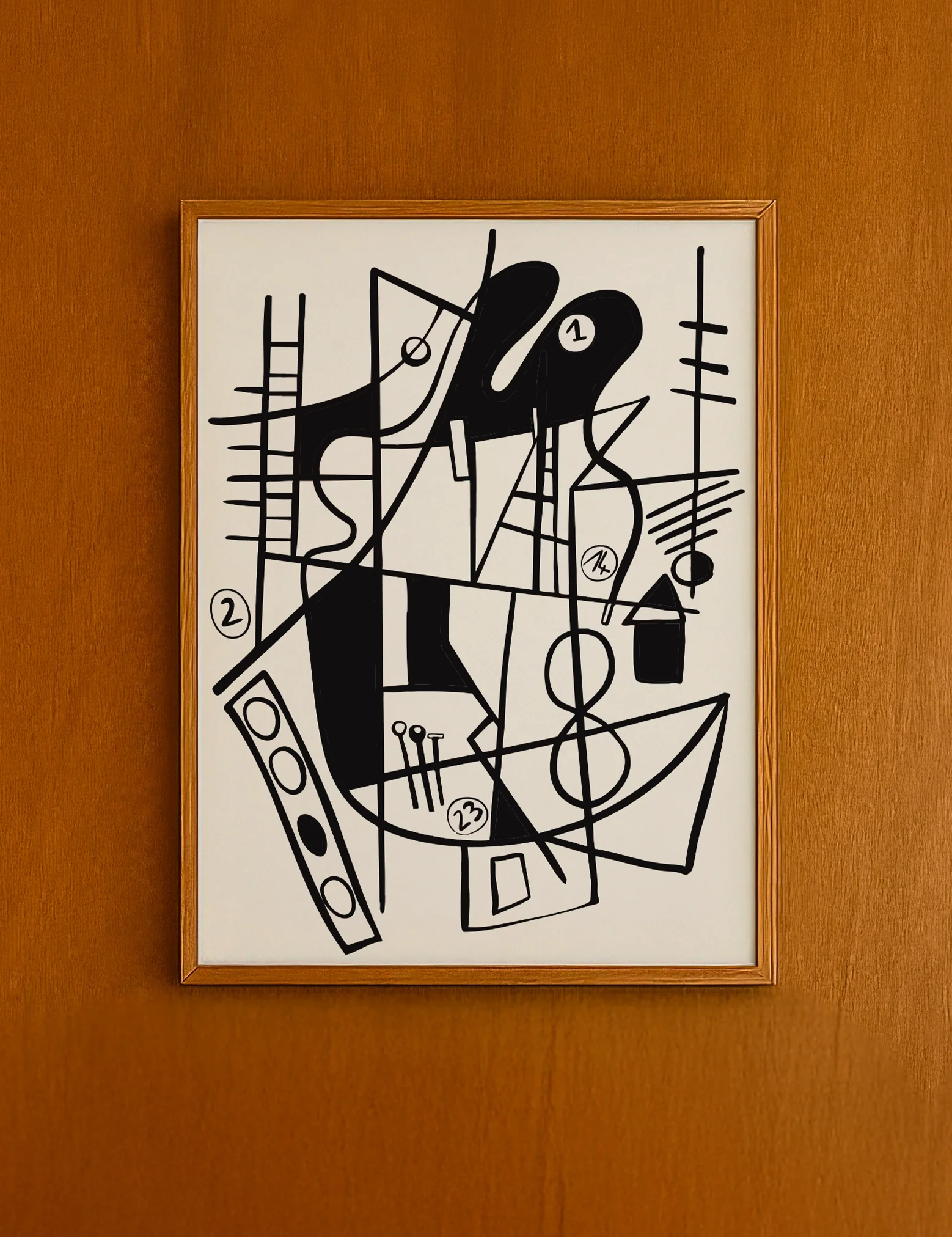 SÉRIE 01 | Noir, crème et lignes en mouvement