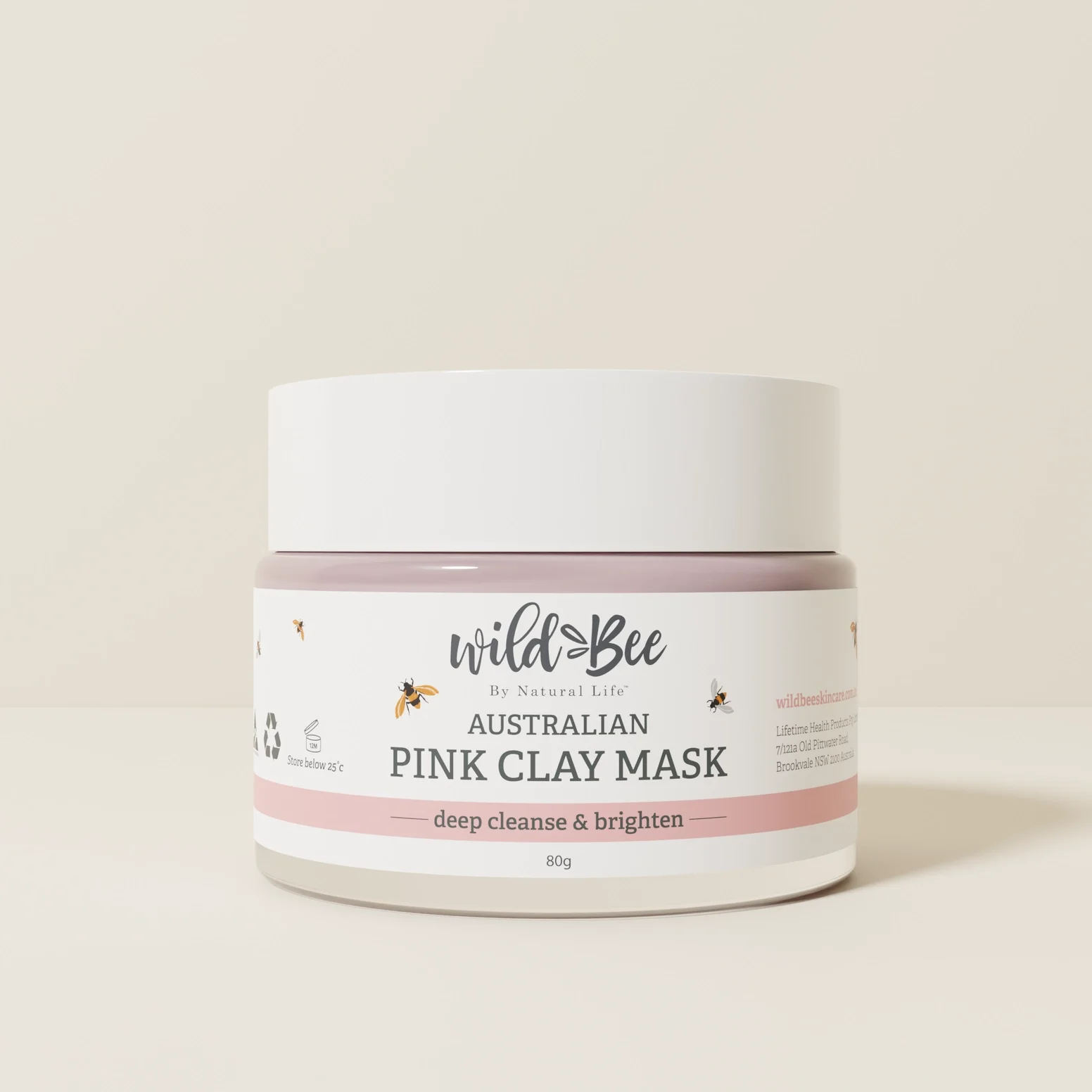WILD BEE'S Australian Pink Clay Mask