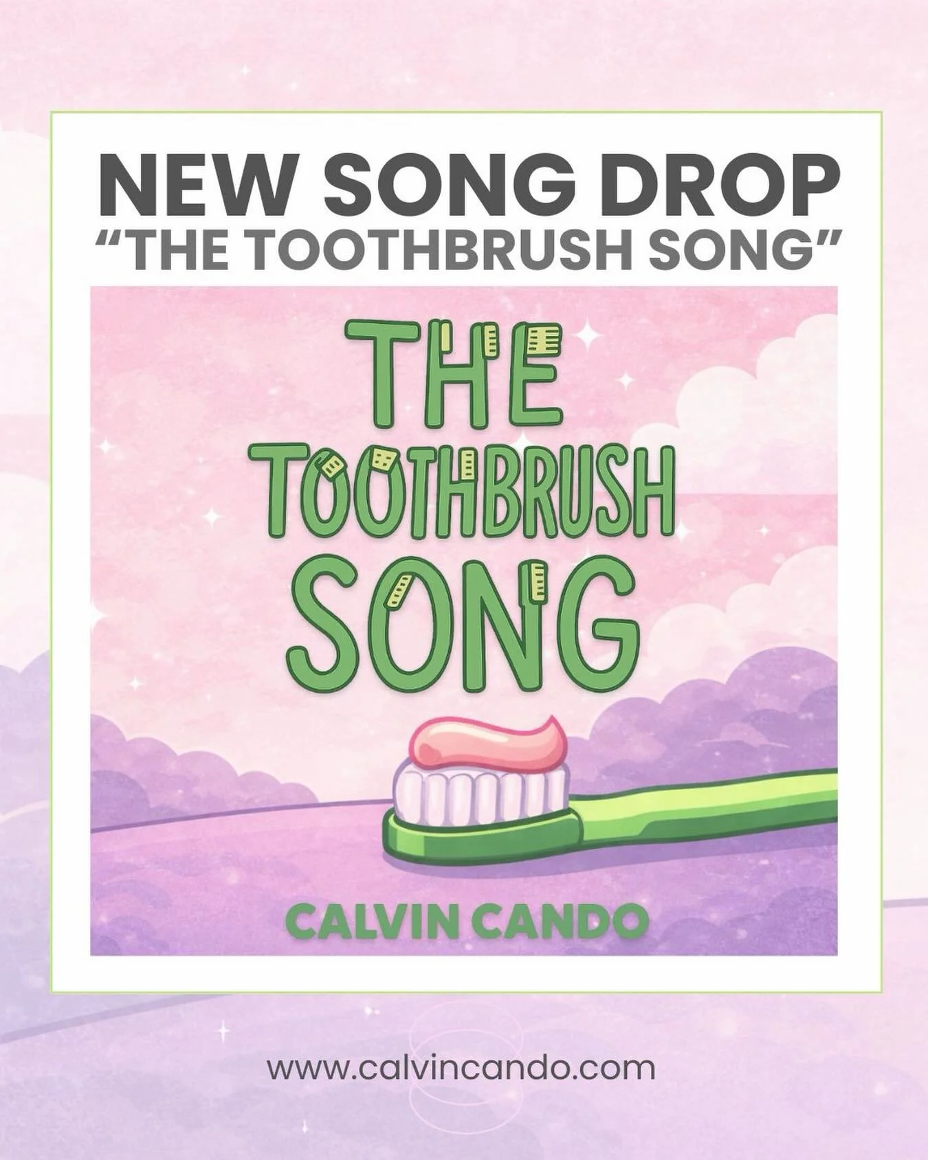 NEW MUSIC! 

A certified banger that promotes dental hygiene you say? Make an everyday task fun and musical with &ldquo;The Toothbrush Song&rdquo;
