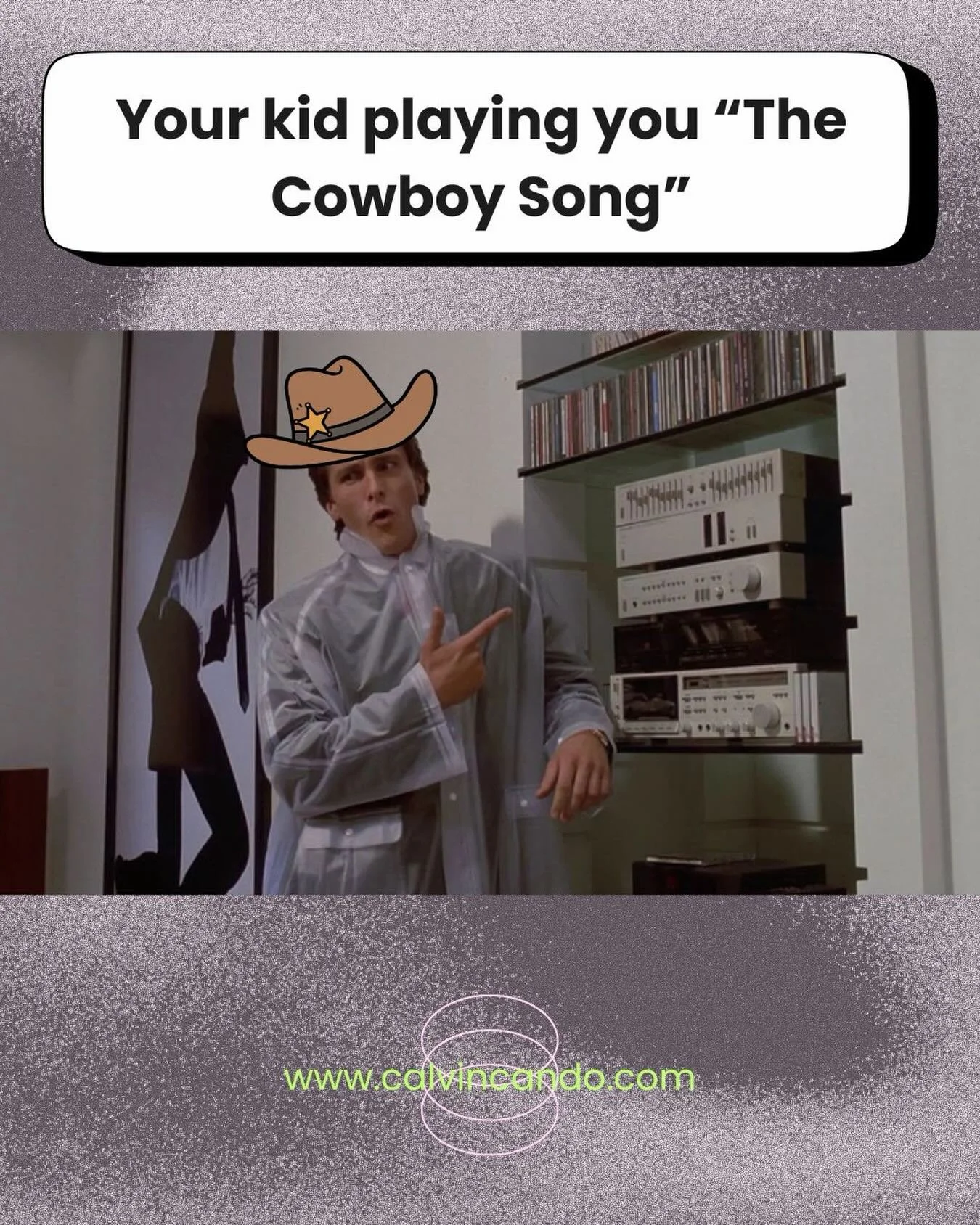 I&rsquo;m not saying your kid is psycho, just that they have good taste in music 😂