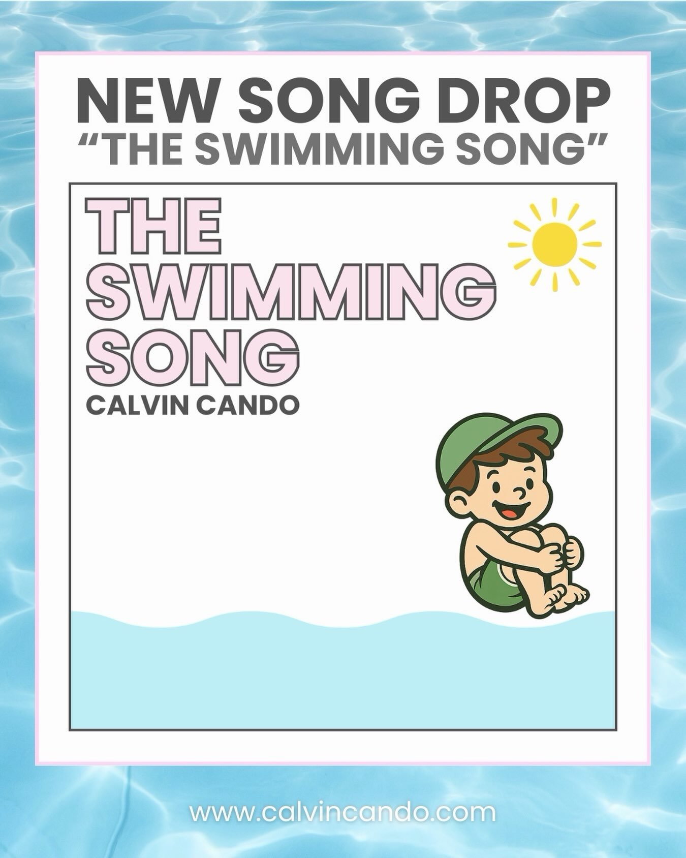 The quest to creat less annoying kids music continues. THE SWIMMING SONG is out now! Get it wherever you listen to music. 

#calvincando #kidsmusic #swimmingpooltime