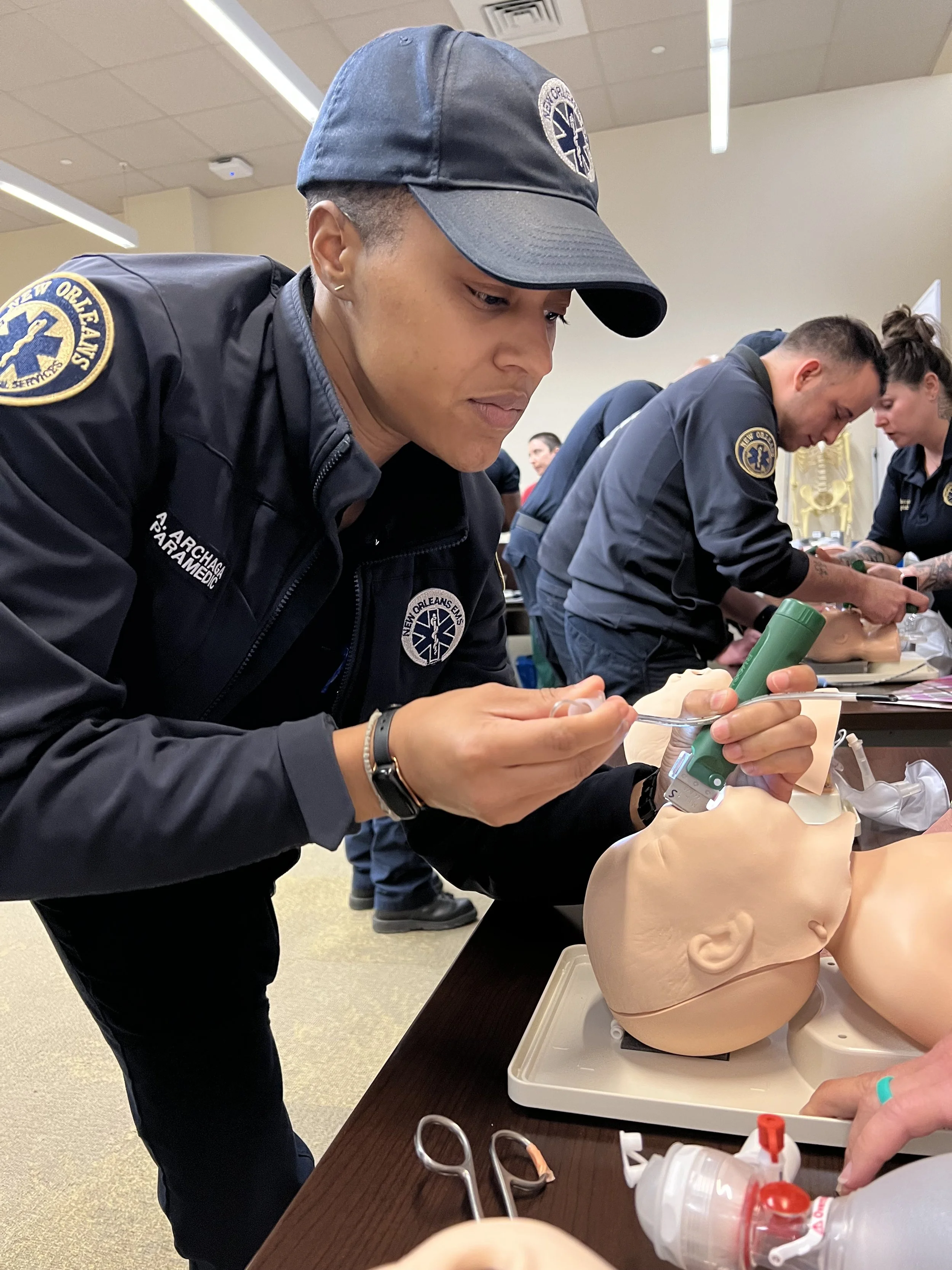 New Orleans EMS pediatric airway training