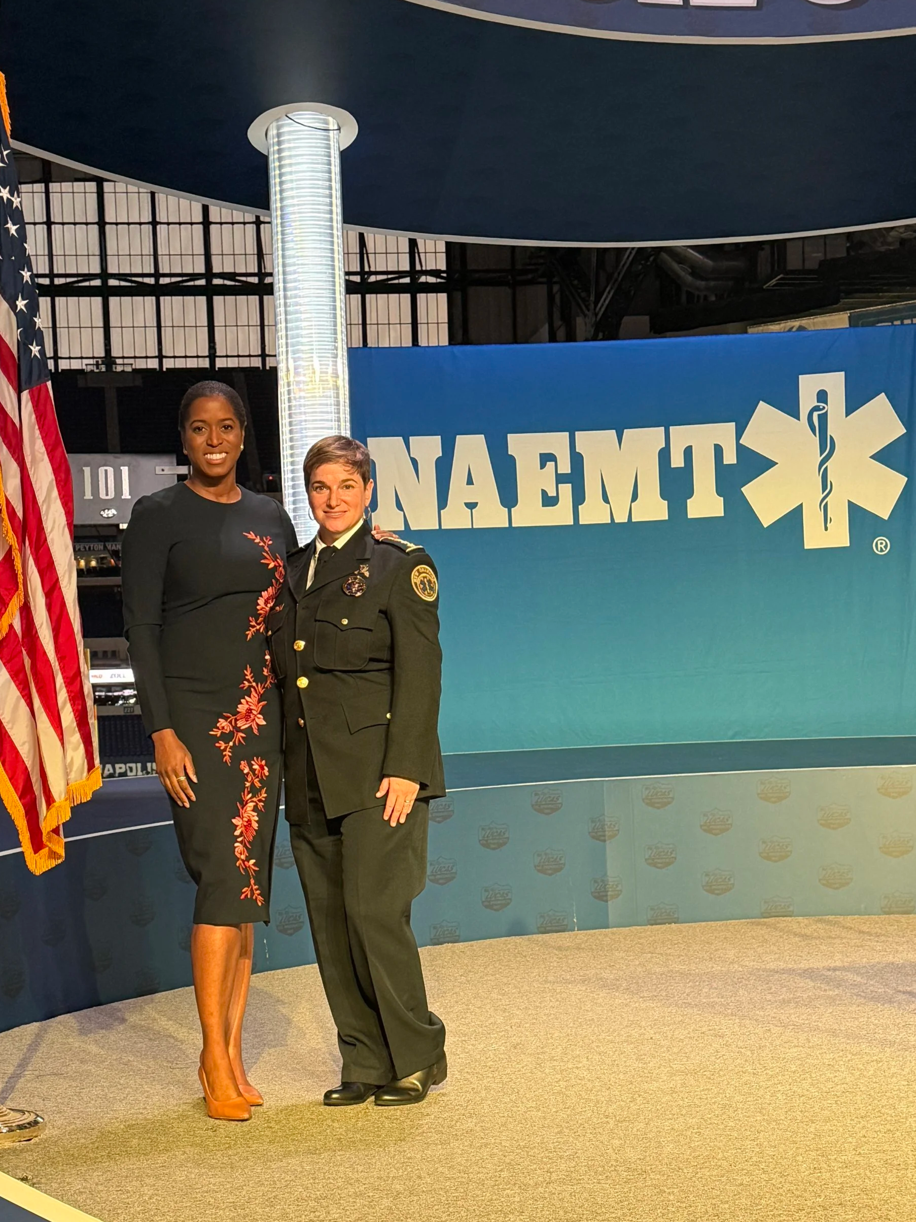 Founder Dr. Meg Marino with MDAlly Founder Shanel Fields